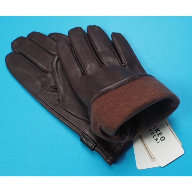 新品 TAKEO KIKUCHI タケオキクチ 本革 ラムレザー タッチパネル対応