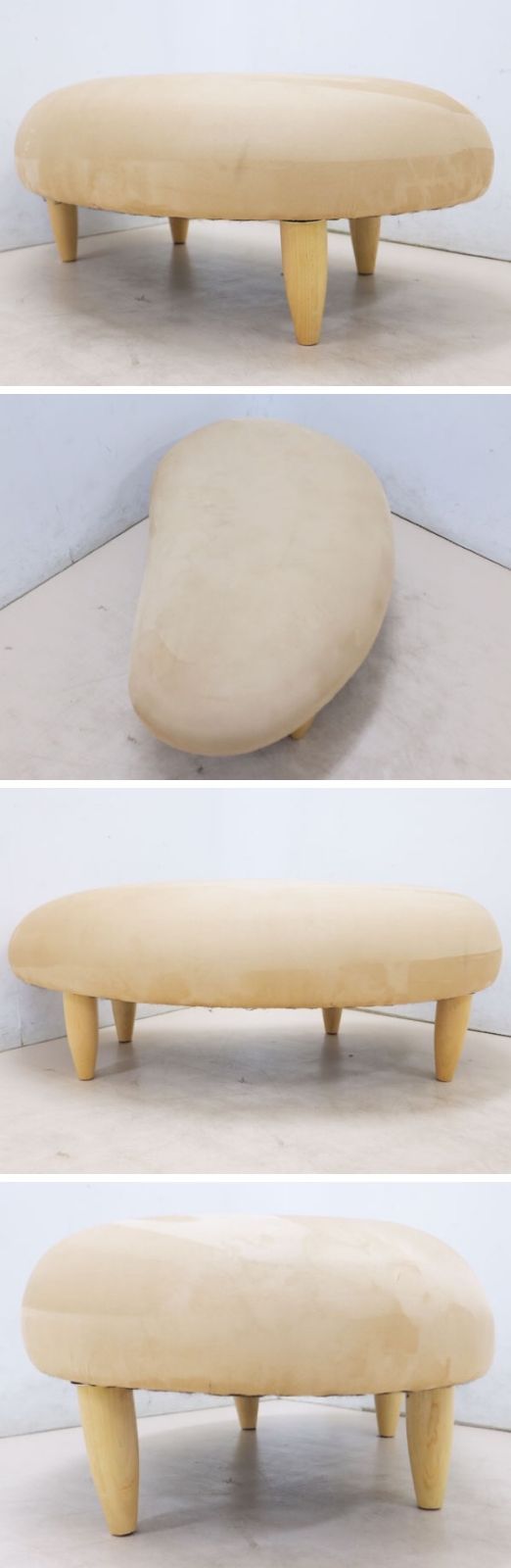  Isamu Noguti イサムノグチ FORM Sofa フリーフォーム ソファ 3Pソファ 3人掛けソファ＆オットマン付 L字ソファ 2人掛け 3人掛けソファ ソファ ソファベッド