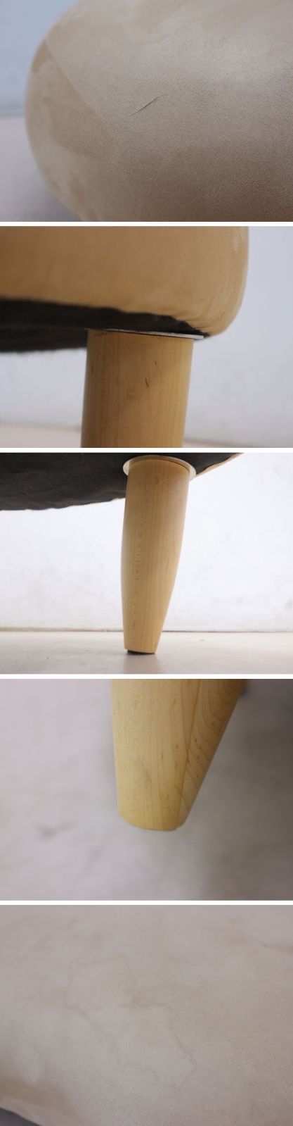 3Pソファ 3人掛けソファ＆オットマン付