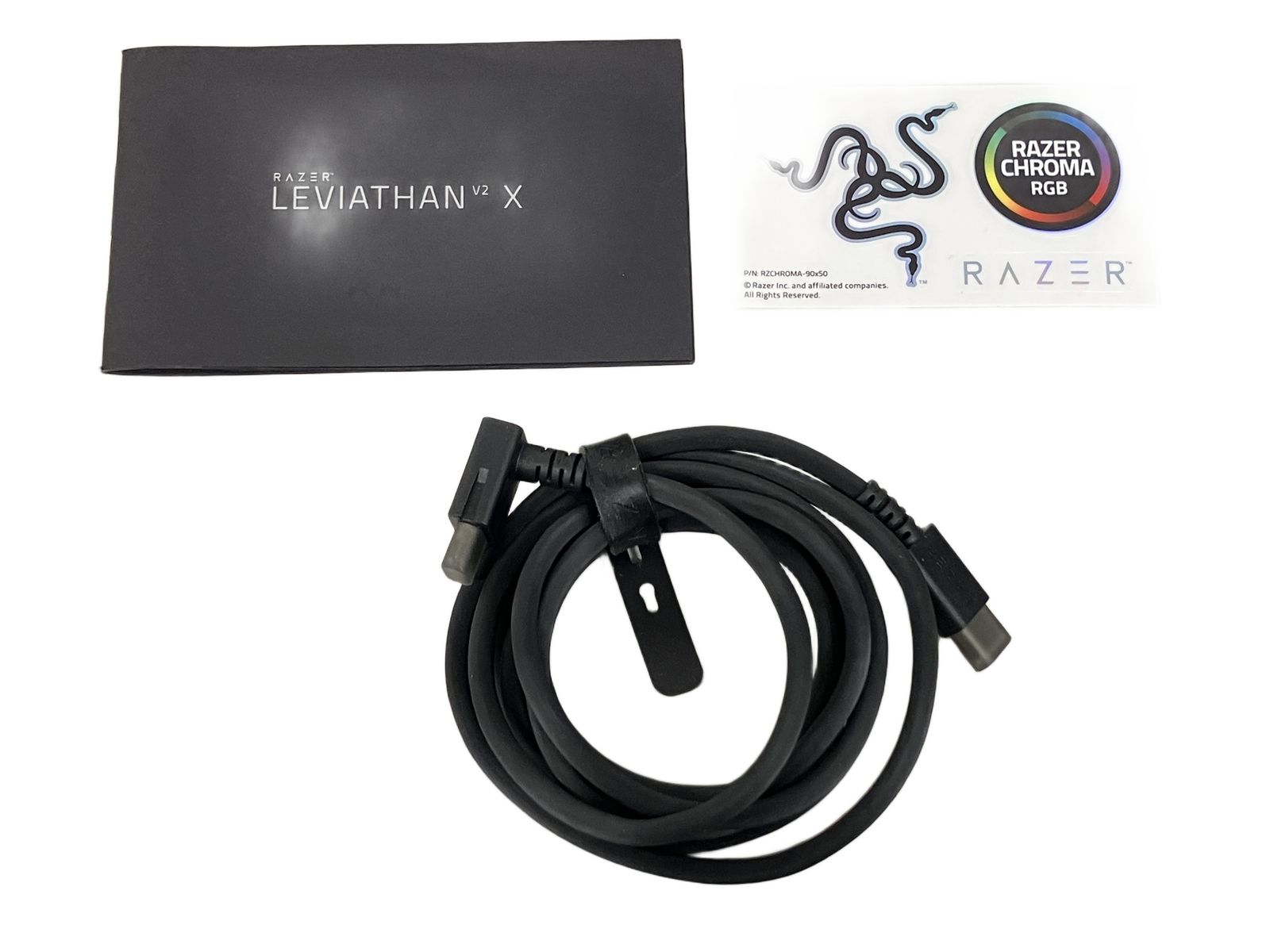 Razer レイザー RZ 05-0428 Leviathan V 2 USB Type-C対応 PC ゲーミング サウンドバー 家電