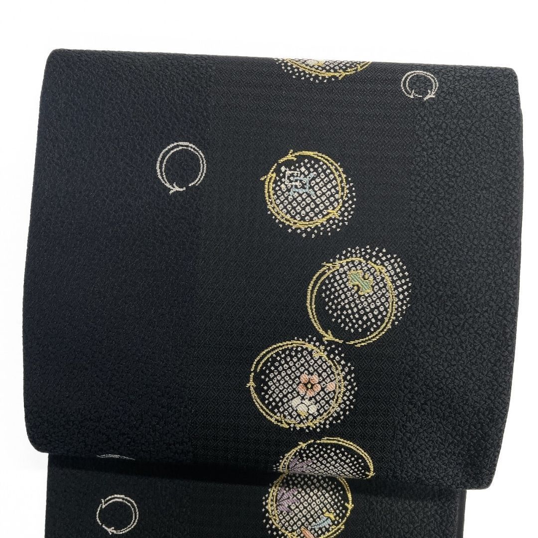 袋帯 松竹梅 花紋 松葉 金糸 着物 123 b p ms