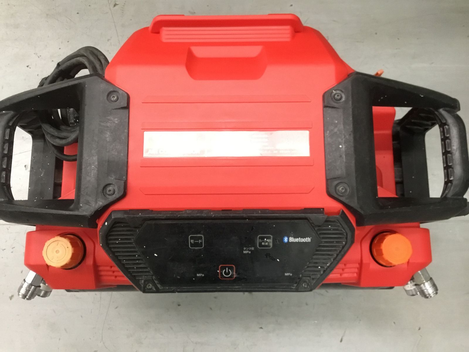  品 0906 高圧スーパーエアコンプレッサ 赤 コンプレッサー エアーツール