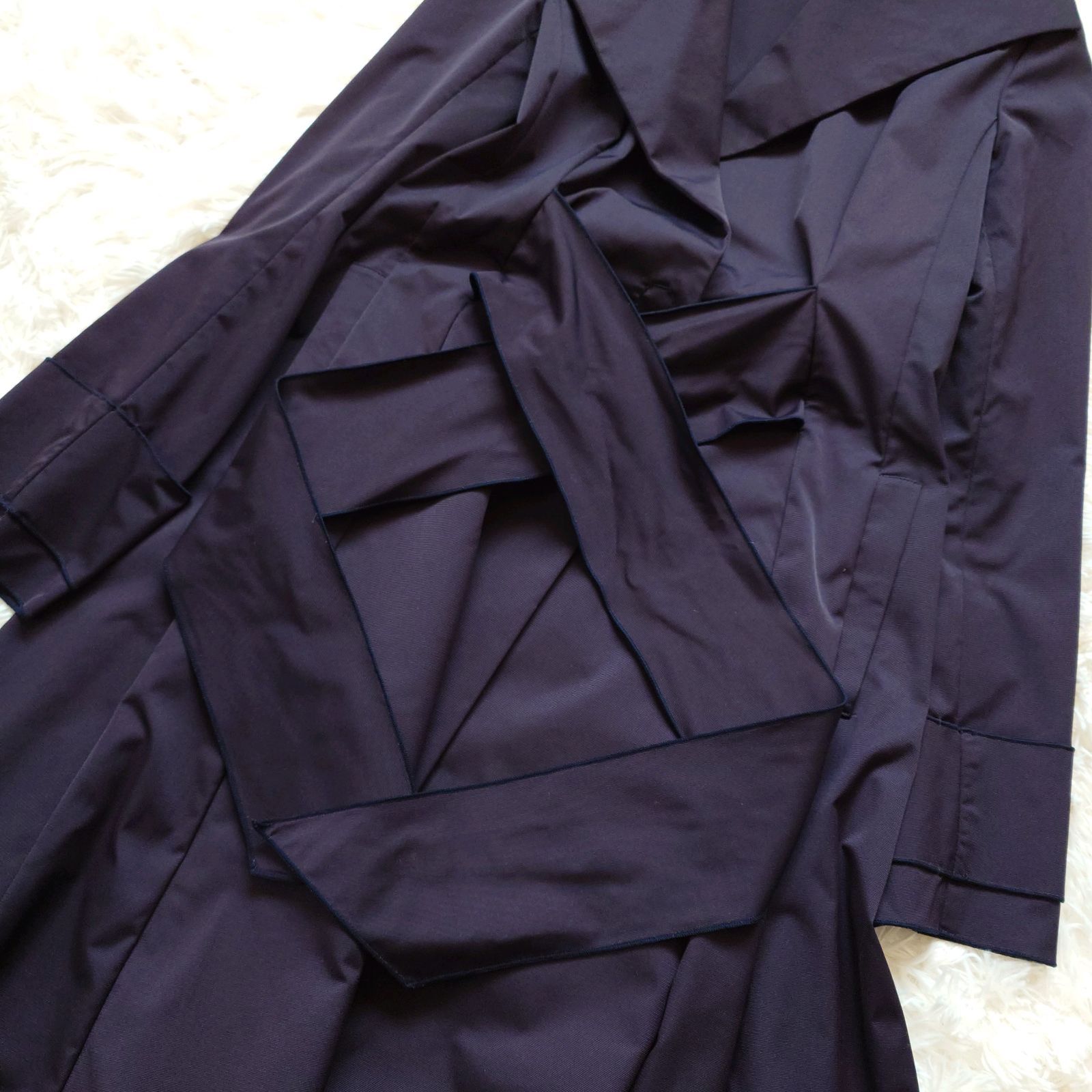 フォクシーニュヨーク FOXEY NEWYORK 女優襟 ショルカラー リボン