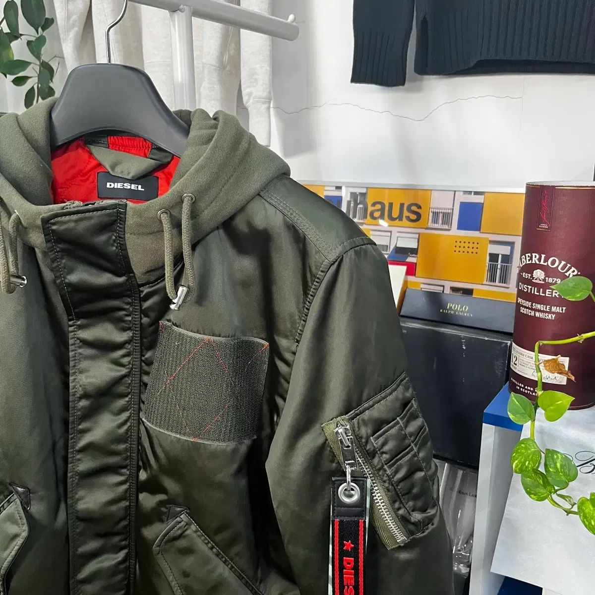 DIESEL Ma-1 レイヤード マウンテンパーカー ジャケット M - メルカリ