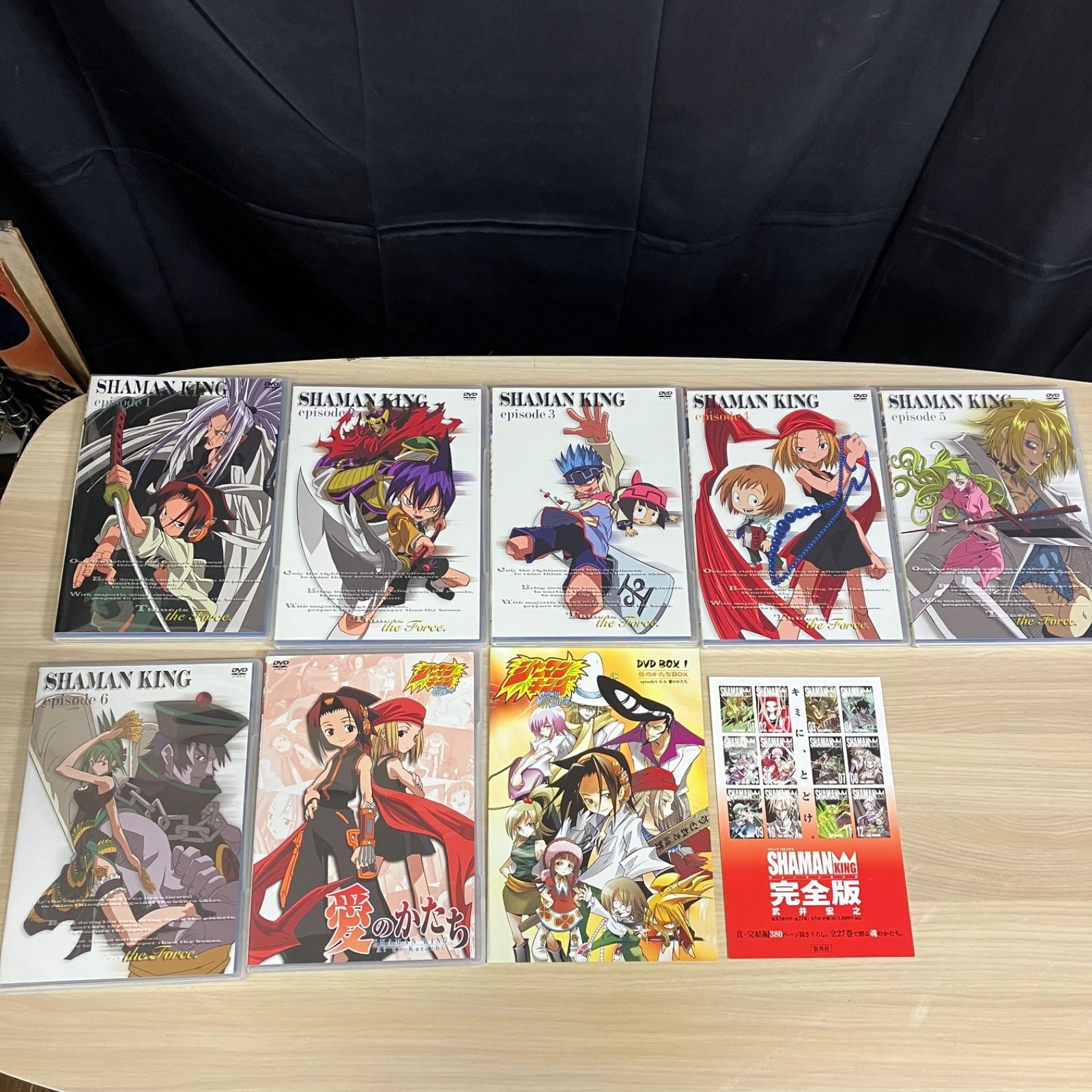 ○【値下げ交渉可能】キングレコード シャーマンキング DVD-BOX 全3巻