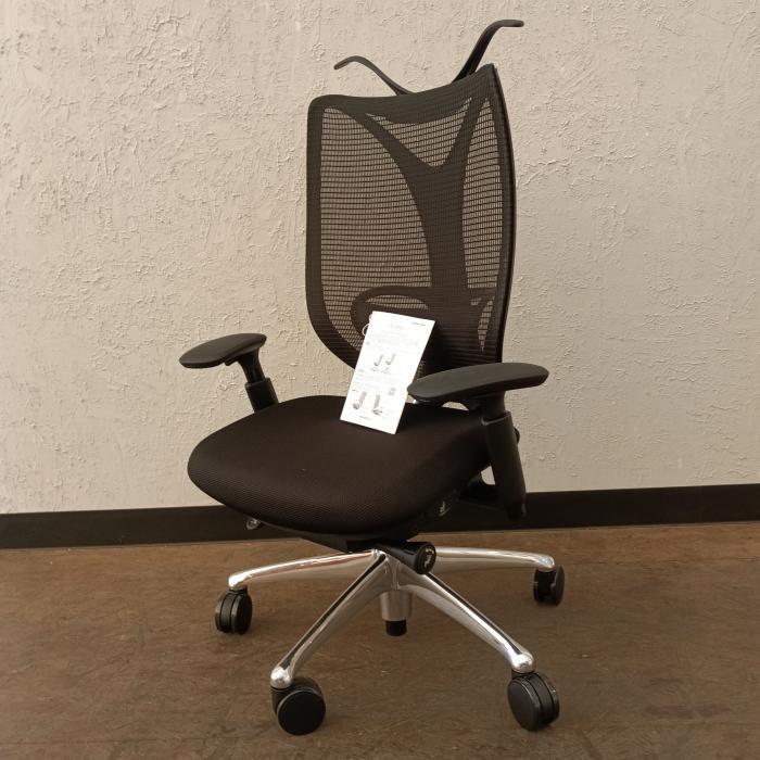 オカムラ オフィスチェア 肘あり サブリナ C 854 BX-FSY 1 製 ブラック ハイバック アジャストアーム付 ブラックボディ ハンガー ランバーサポート付 デスクチェア チェア イス 椅子