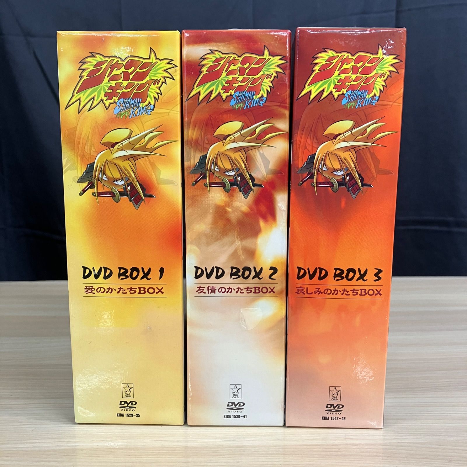 ○【値下げ交渉可能】キングレコード シャーマンキング DVD-BOX 全3巻