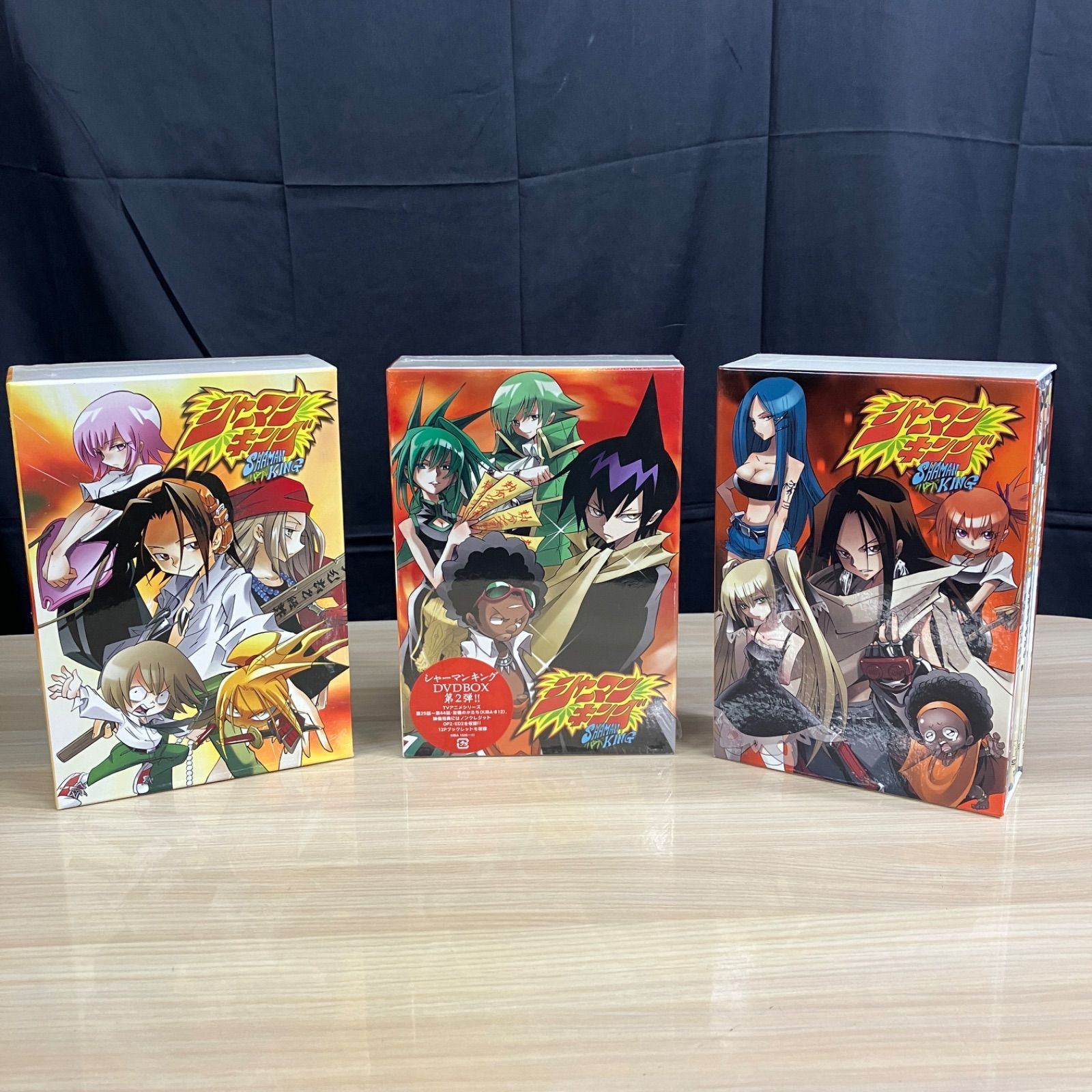 ○【値下げ交渉可能】キングレコード シャーマンキング DVD-BOX 全3巻