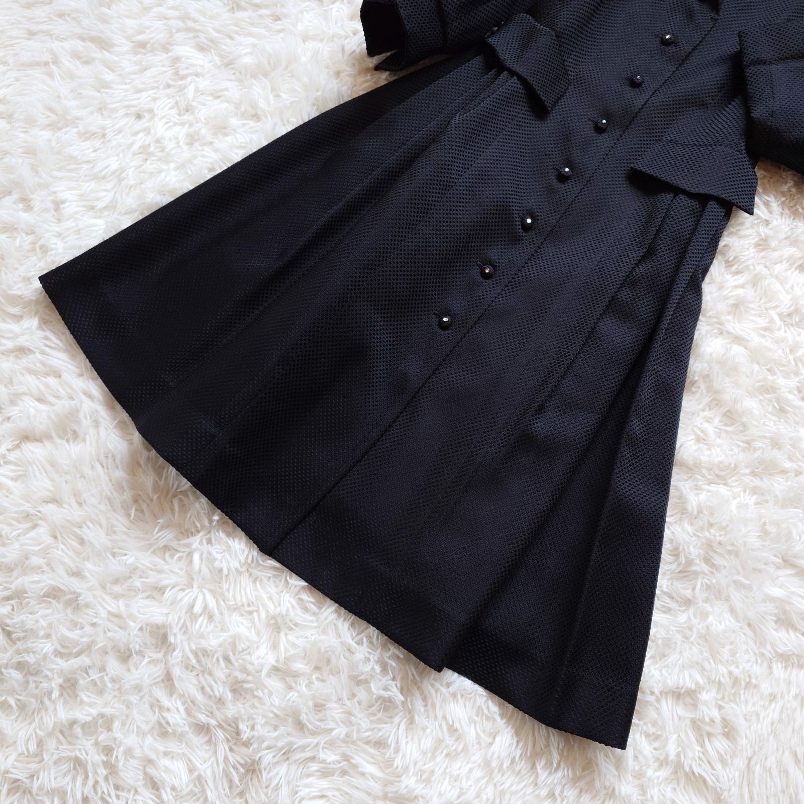 ルネ Rene TISSUE社製 トレンチコート ロングコート コートワンピース