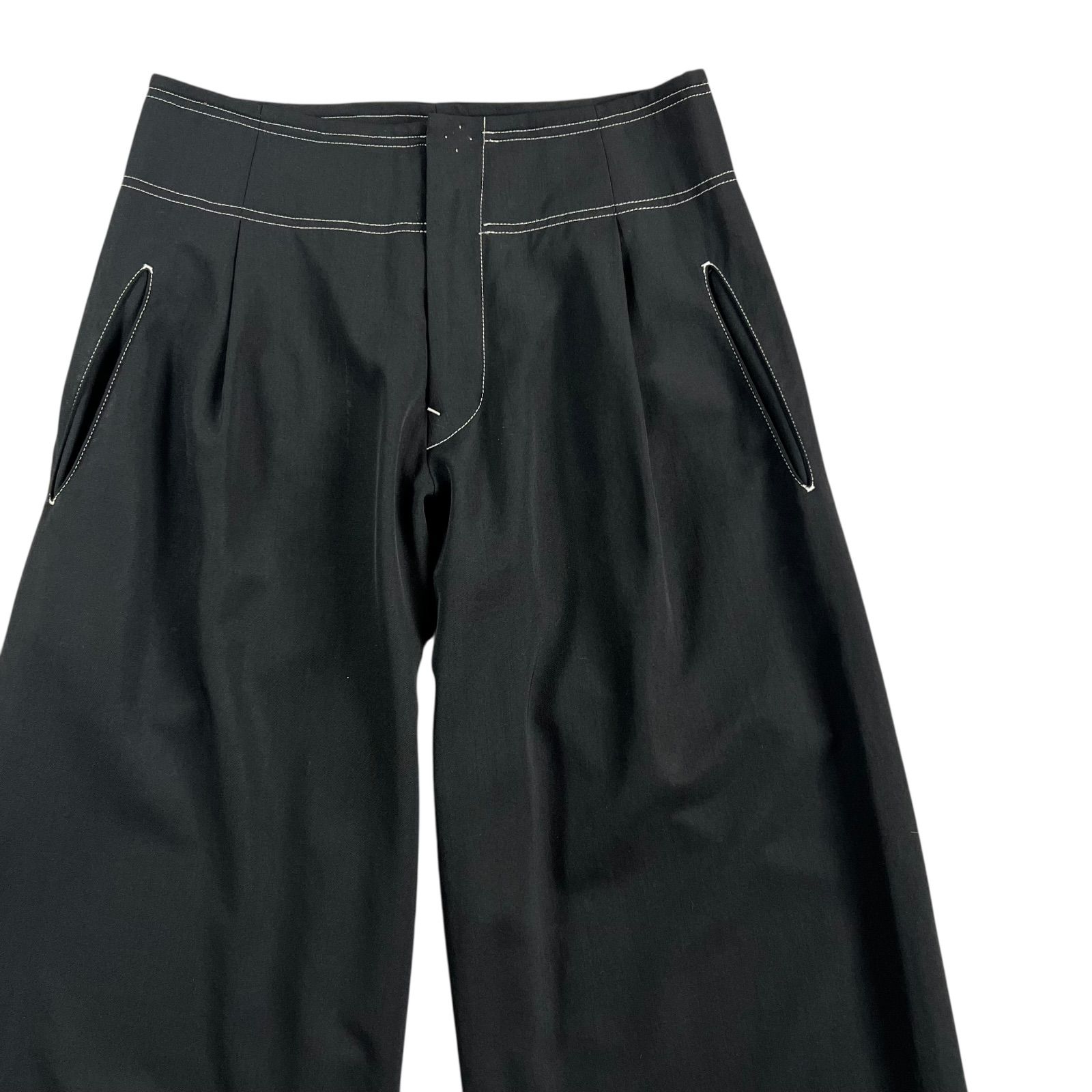 ウールワイドスラックス