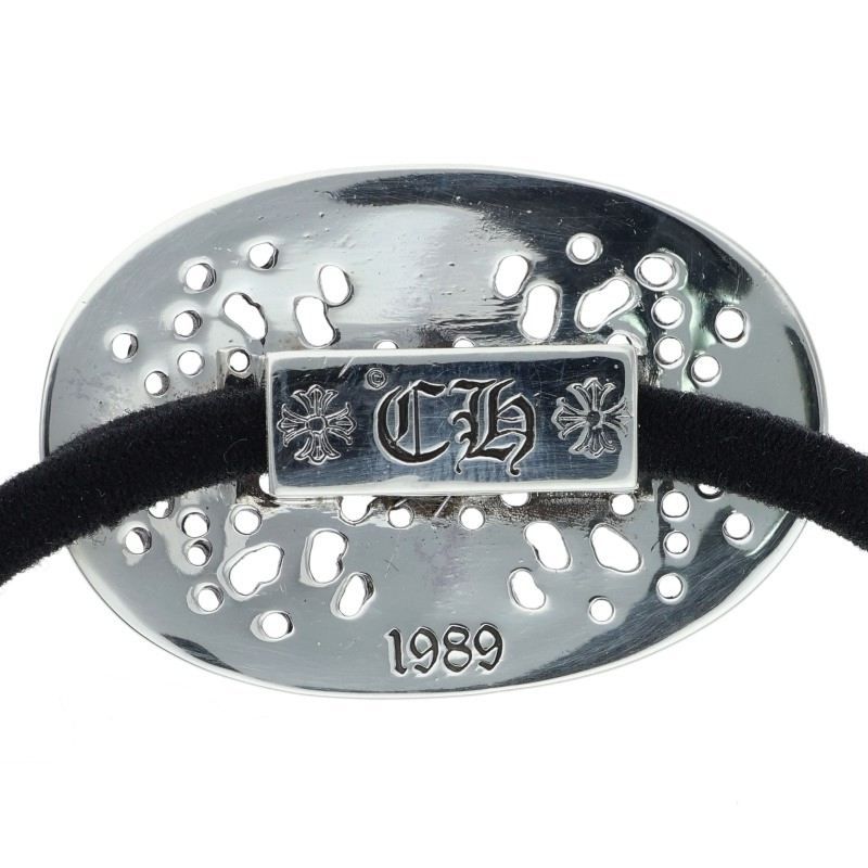 クロムハーツ HAIRBAND TNY OVL/クラシックオーバル　ヘアゴム クロムハーツ HAIRBAND TNY OVL/クラシックオーバルヘアゴム シルバー