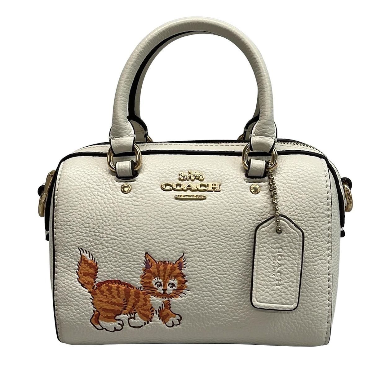 COACH(コーチ) ハンドバッグ ダンシング キトゥン プリント ミニ