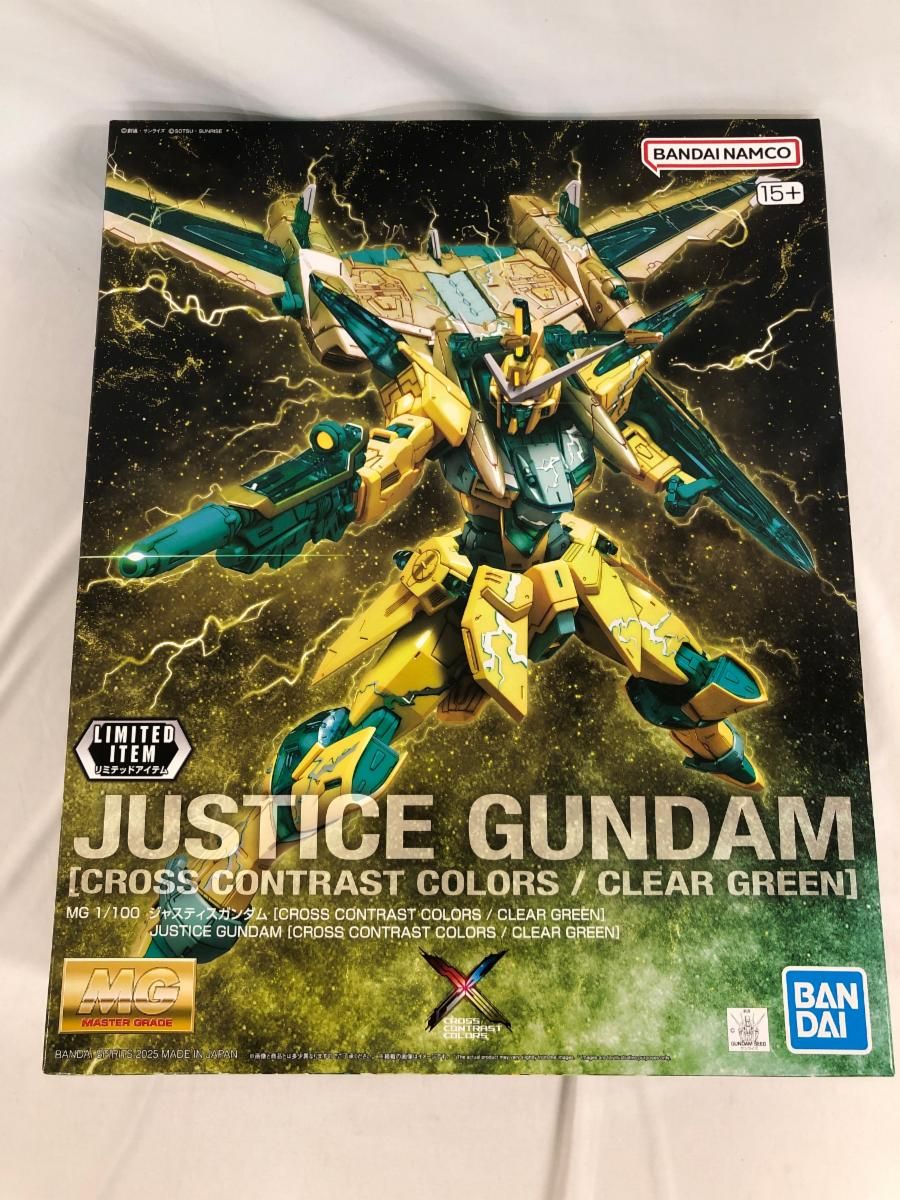 未開封】1/100 MG ZGMF-X09A ジャスティスガンダム(CROSS CONTRAST