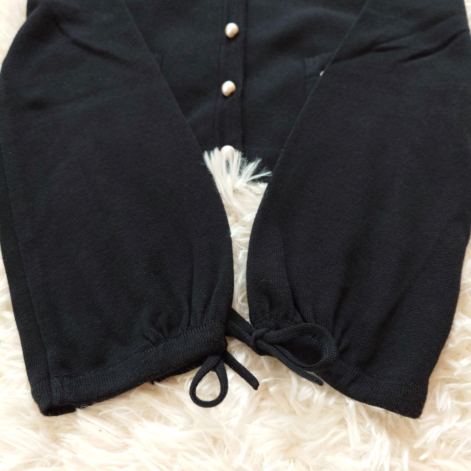 新品【Reneルネ】定価52,000円フードパール付きカーディガン36 新品【Reneルネ】定価52,000円フードパール付きカーディガン36