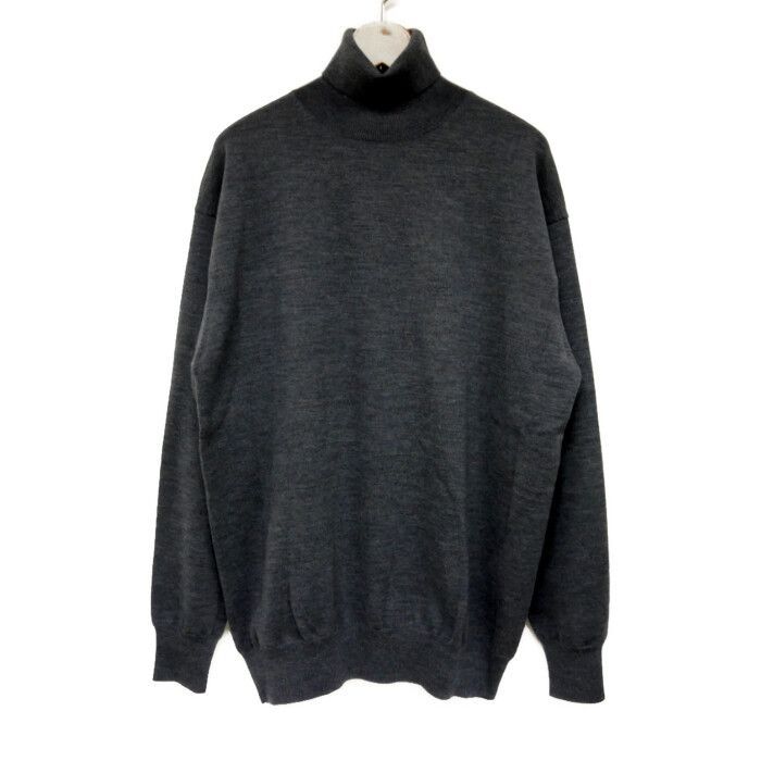 WEWILL ウィーウィル 正規 TURTLE NECK SWEATER タートルネックセーター ニット W-000-7002 定価46200円 Gray グレー 3