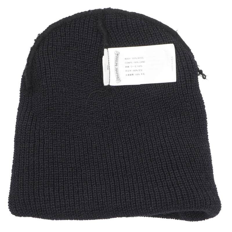 クロムハーツ WOOL WATCH CAP ウールワッチキャップロゴ刺繍ビーニー