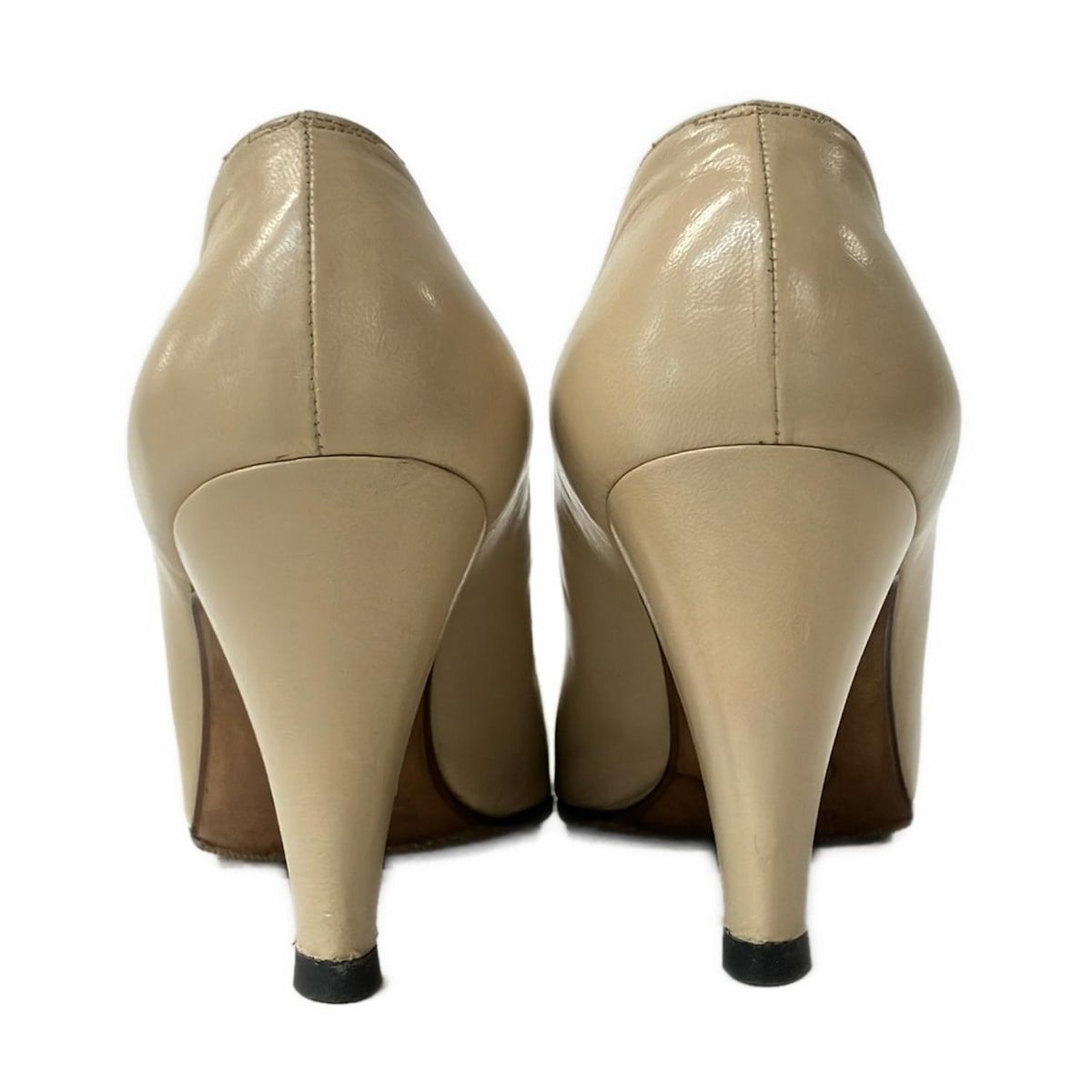 CHANEL(シャネル) パンプス 6 1/2 C レディース美品 - ベージュ