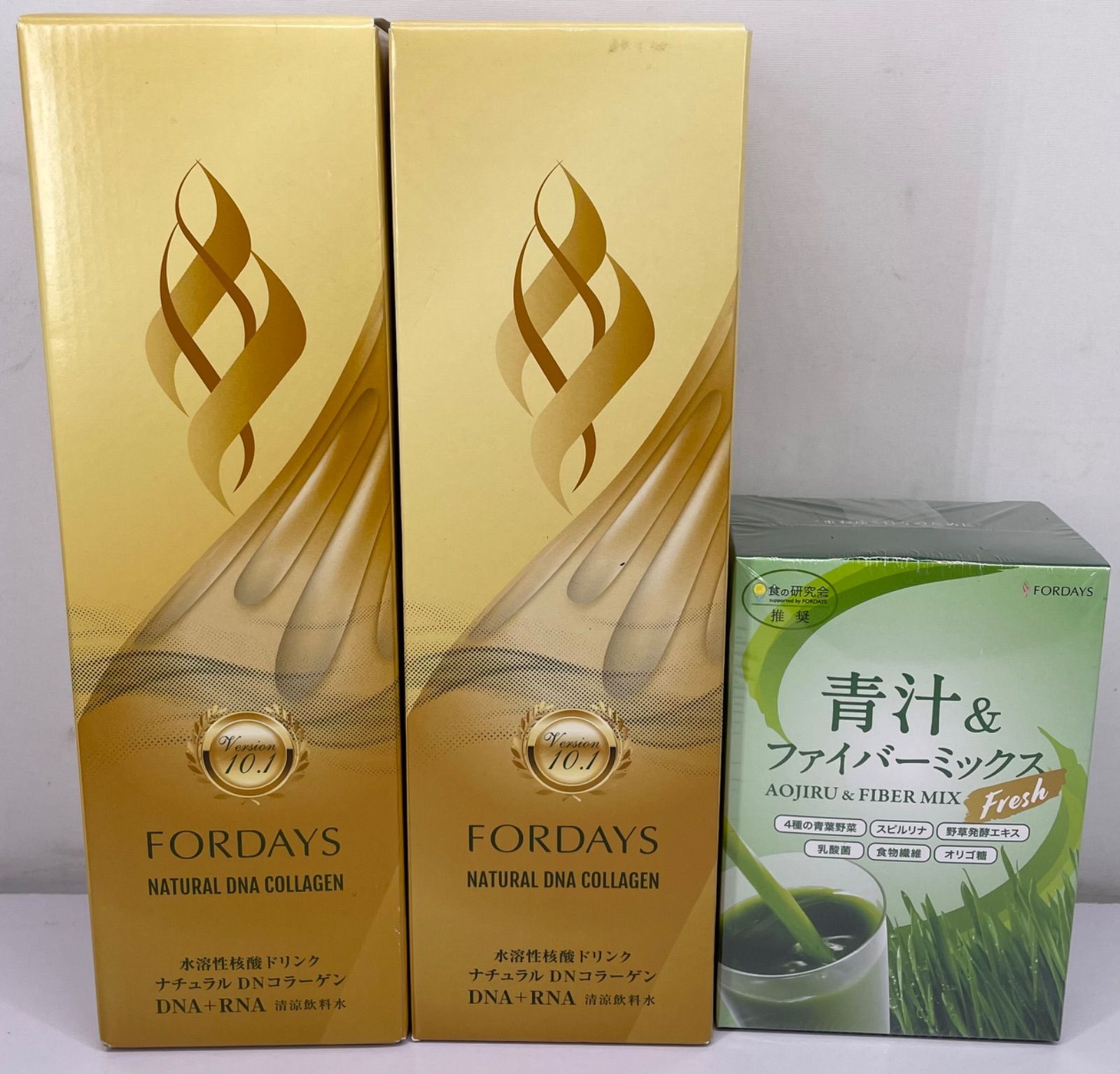 フォーデイズ 水溶性核酸ドリンク 720ml×2本 青汁＆ファイバーミックス