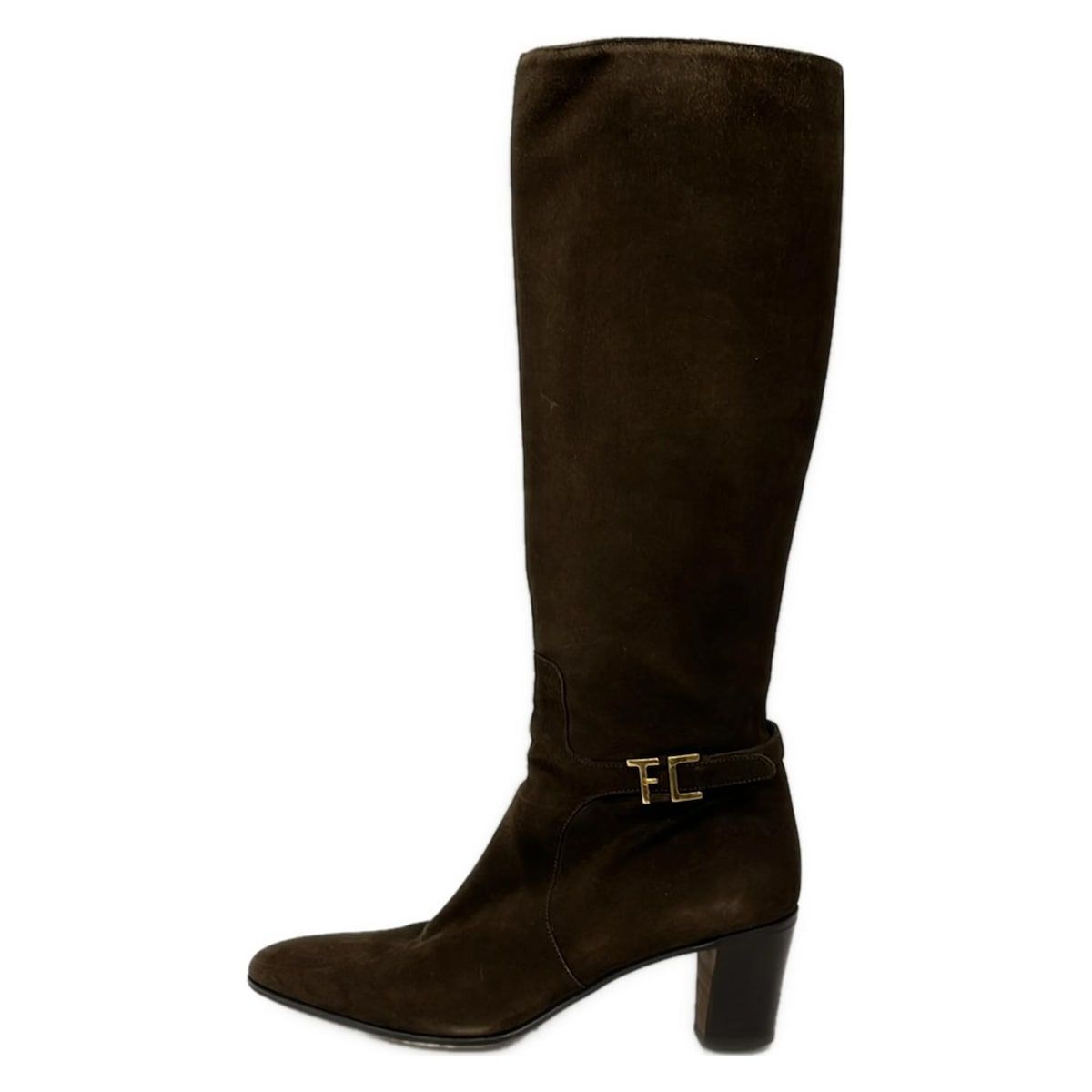 TANINO CRISCI(タニノクリスチー) ロングブーツ M レディース - ダーク