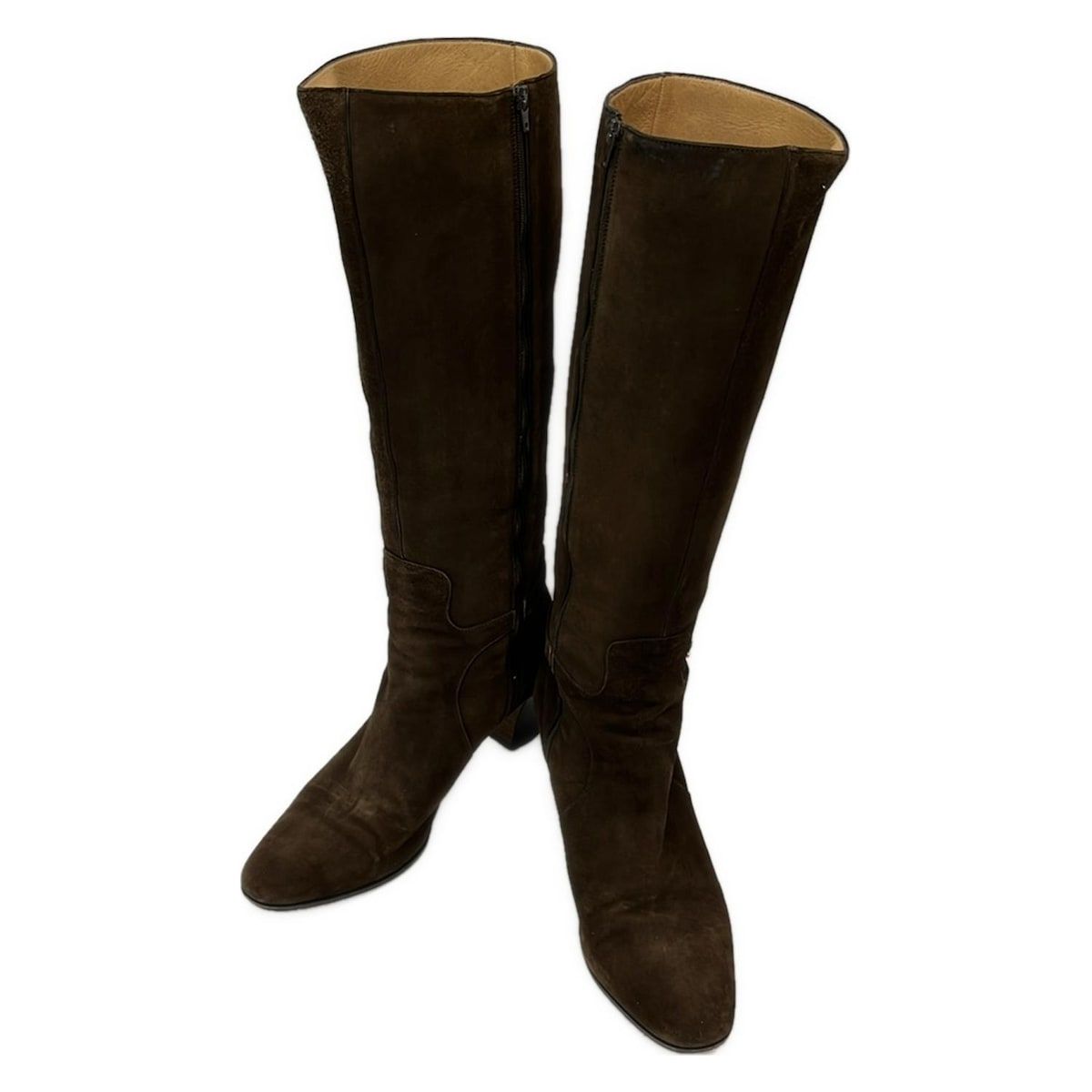 Jタニノクリスチー TANINO CRISCI ロングブーツ 22.5 TANINO CRISCI(タニノクリスチー) ロングブーツ M レディース - ダーク