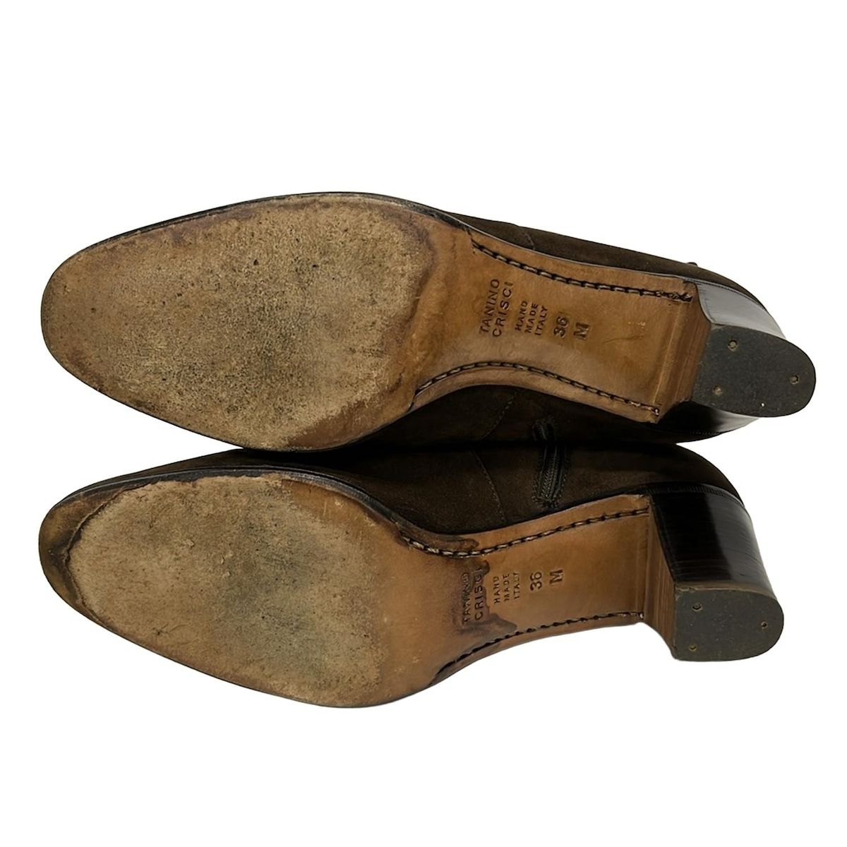 Jタニノクリスチー TANINO CRISCI ロングブーツ 22.5 TANINO CRISCI(タニノクリスチー) ロングブーツ M レディース - ダーク