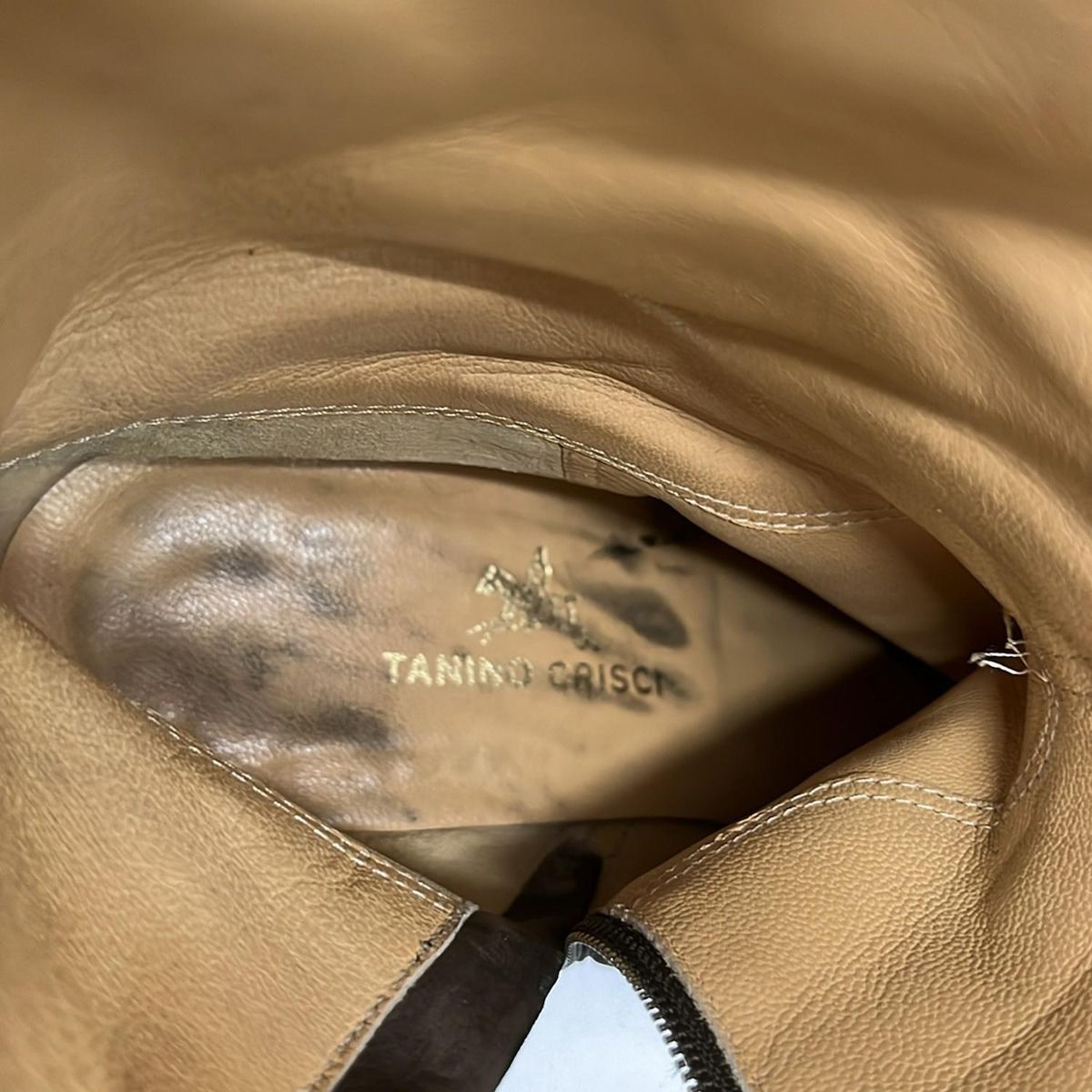  TANINO CRISCI タニノクリスチー ロングブーツ M レディース - ダークブラウン ロングブーツ ブーツ