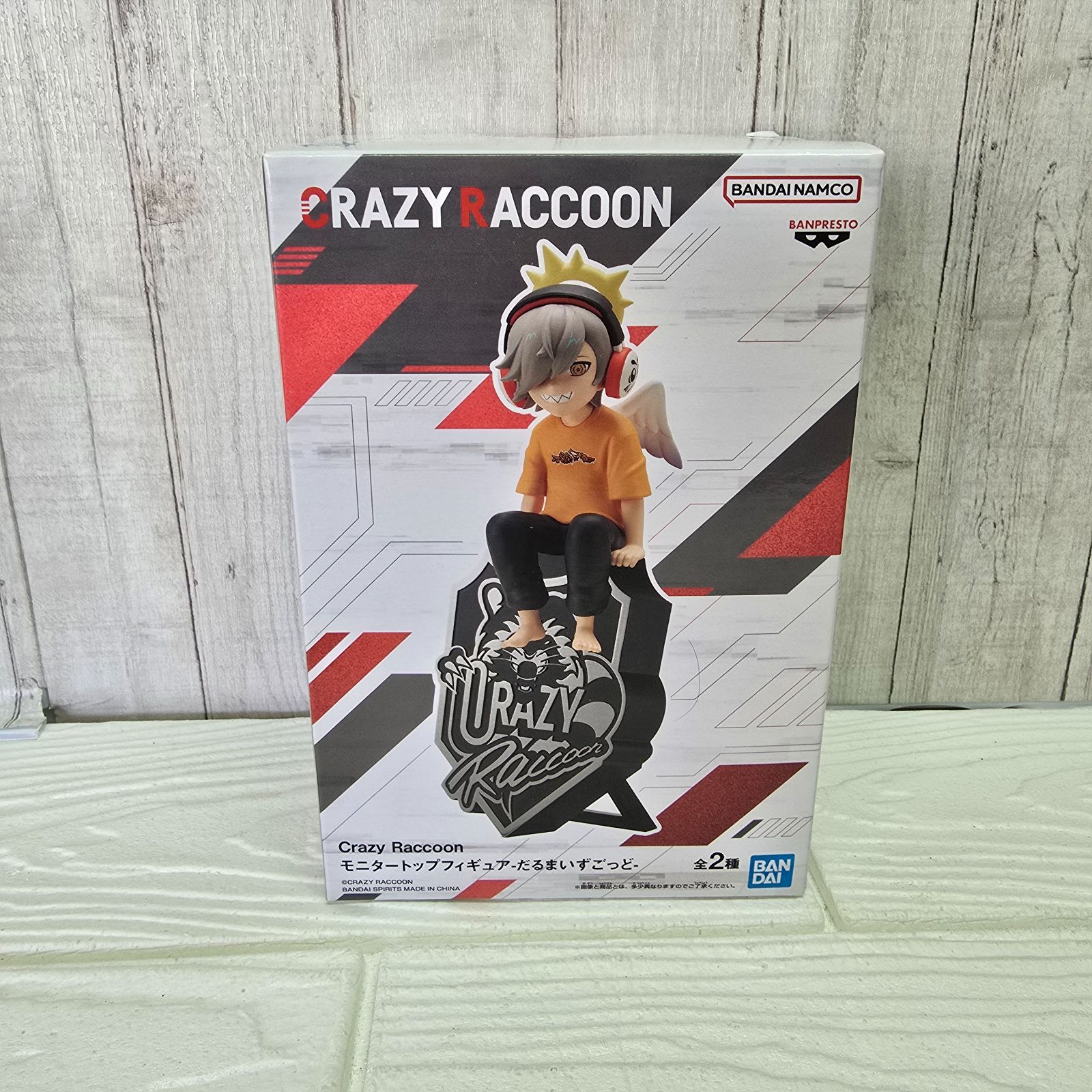 167 Crazy Raccoon モニタートップフィギュア 4種セット（だるまいずご