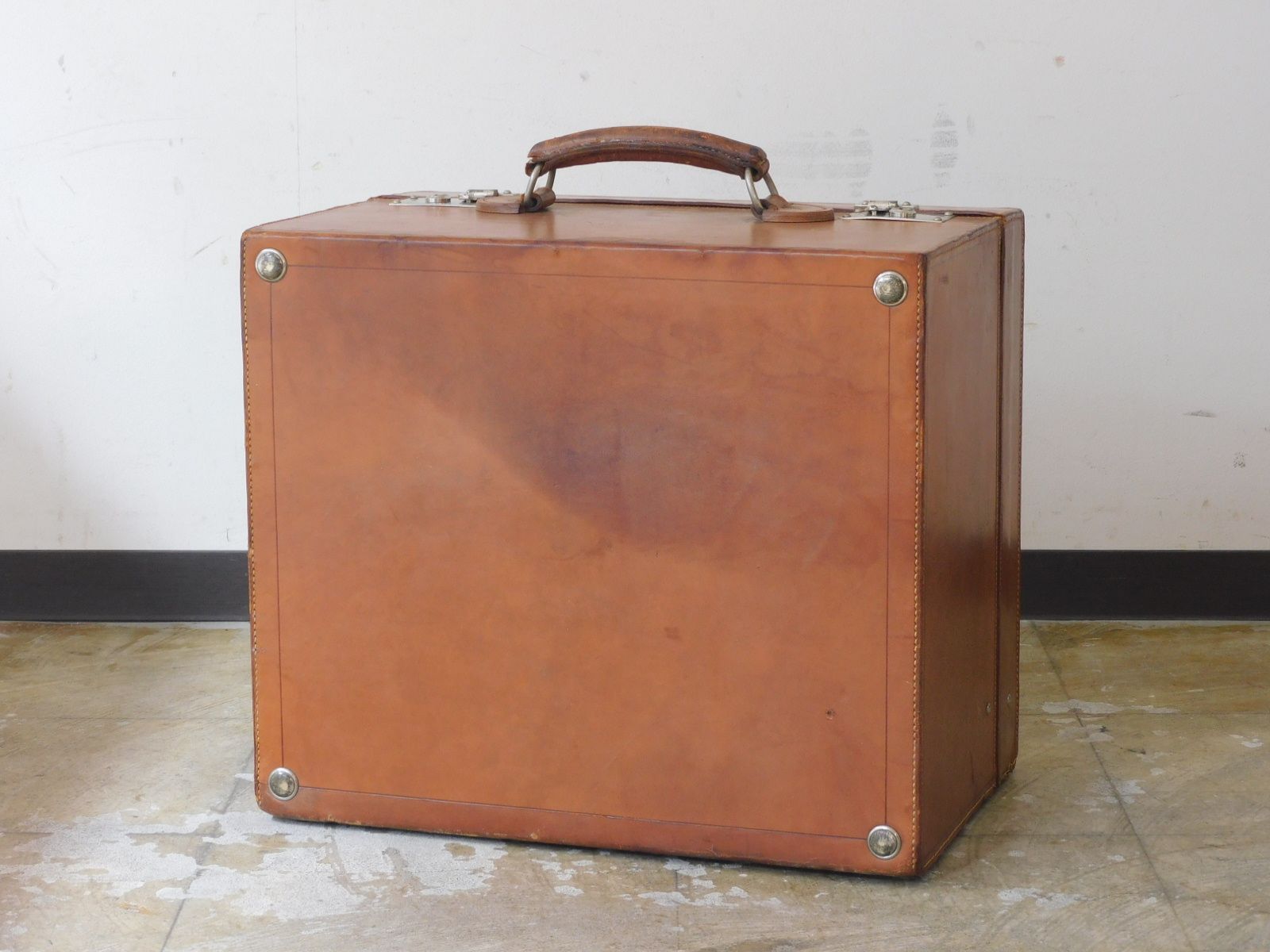 三越製 ヴィンテージ レザースーツケース トランク 昭和レトロ アンティーク PORTER ヴィンテージ 昭和レトロ POTER ポーター ROMAN 三越販売