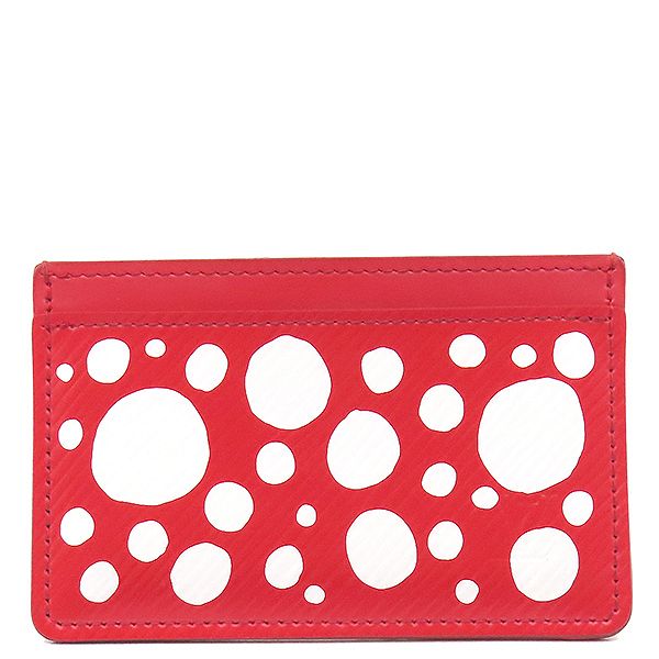 ルイヴィトン LOUIS VUITTON カードケース ポルト カルト サーンプル エピレザー レッド×ホワイト LV×YK 赤 白 M 81919 RFID 箱