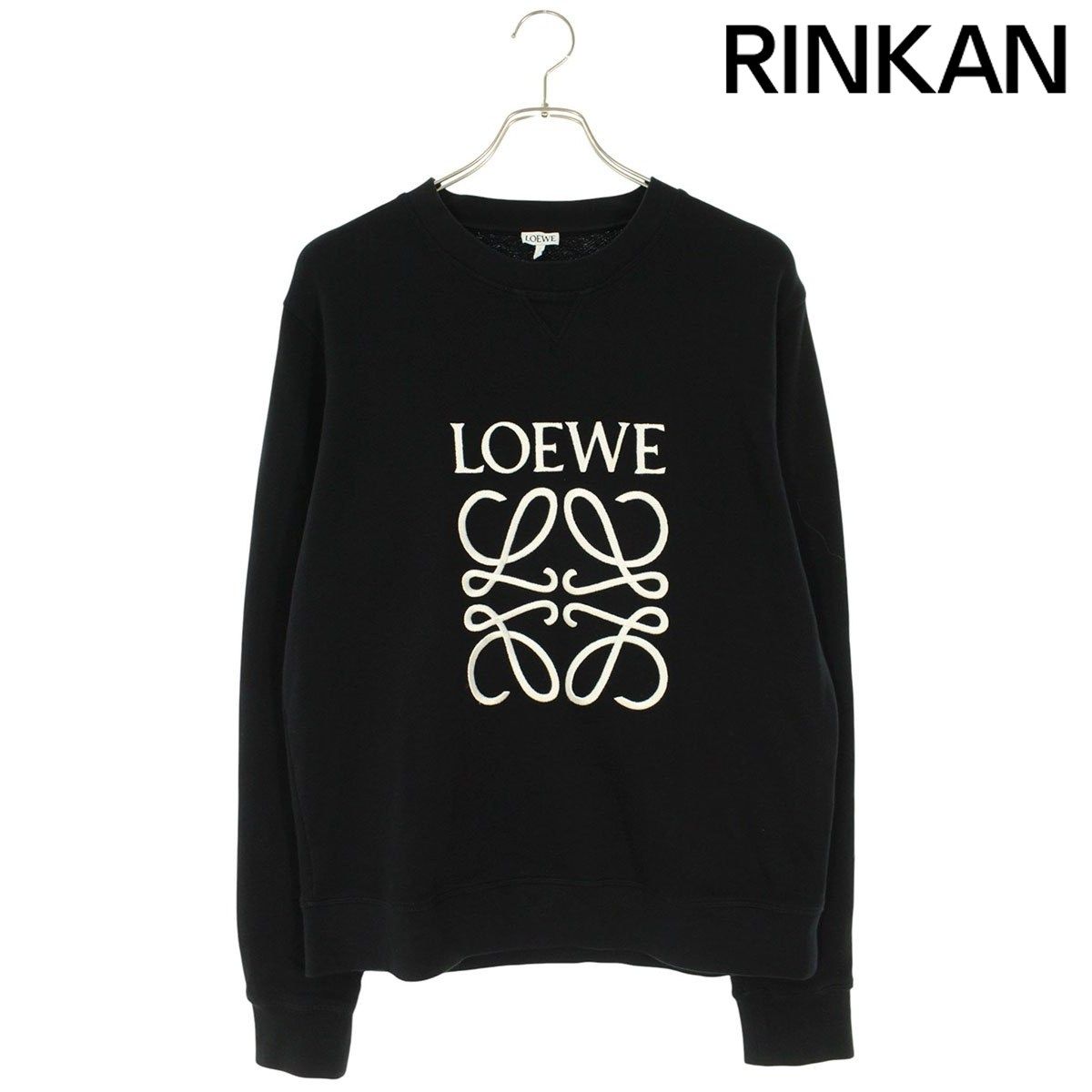 ロエベ アナグラム刺繍クルーネックスウェット メンズ L