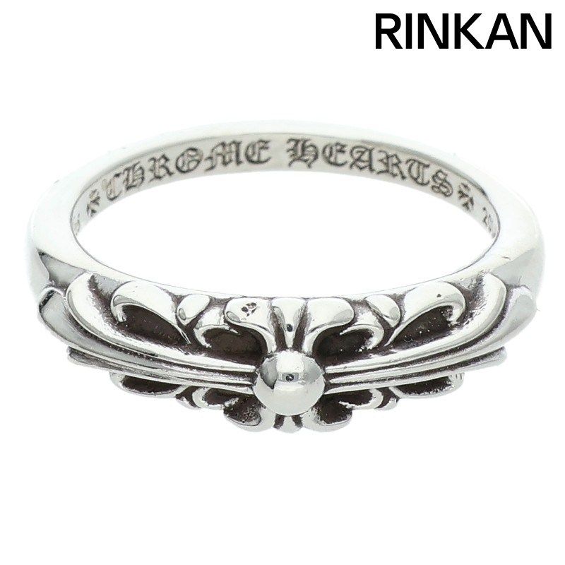 クロムハーツ BABY CLASSIC ベイビークラシックフローラルクロス シルバーリング メンズ 21.5号