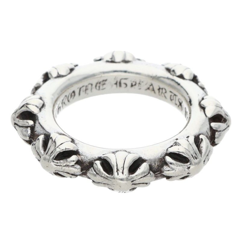 クロムハーツ CROSS BAND クロスバンド シルバーリング メンズ 11 5号