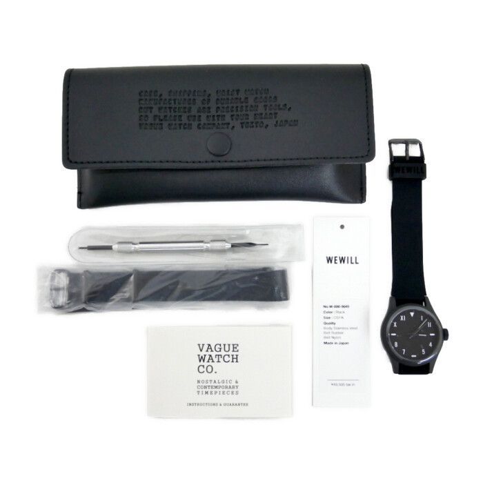 VAGUE WATCH Co×WEWILL ヴァーグウォッチ ウィーウィル 国内正規