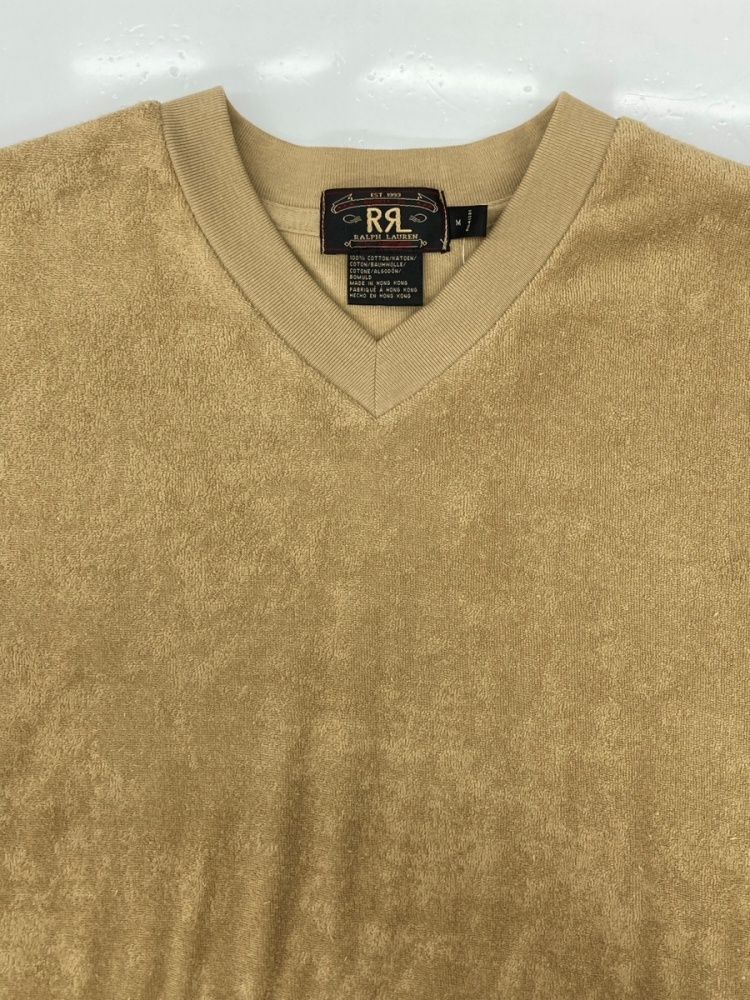 ダブルアールエル RRL 90s PILE S/S T-Shirt パイル 半袖 Tシャツ V