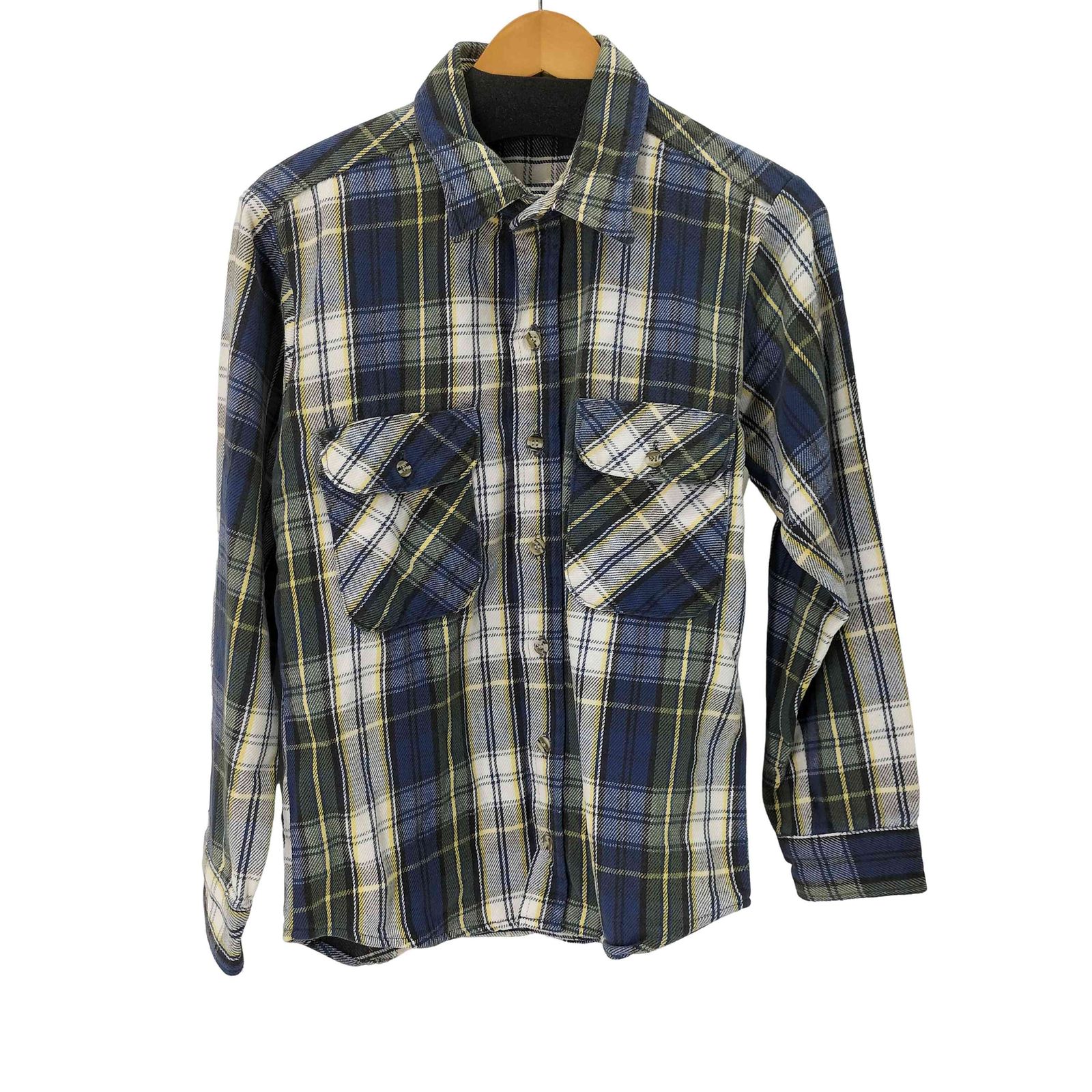 FIVE BROTHER(ファイブブラザー) フラップポケット L/Sフランネルシャツ メンズ import：L 【中古】【ブランド古着バズストア】 ファイブブラザー FIVE BROTHER フラップポケット L/Sフランネルシャツ