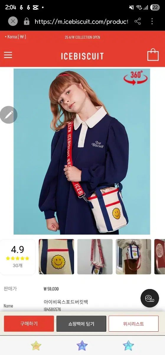 アイスビスケットバッグ バックパック