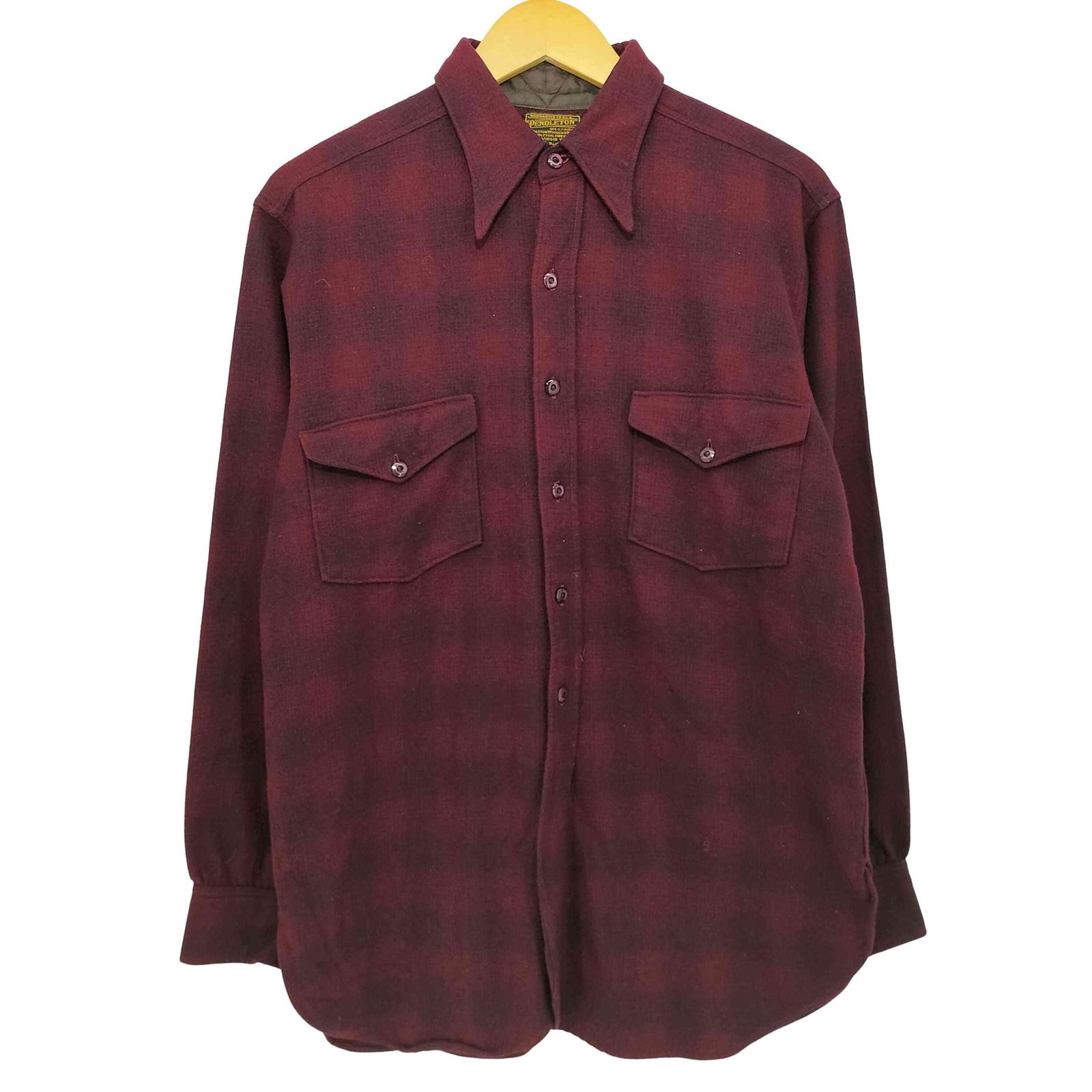PENDLETON(ペンドルトン) 30S〜40S ウールL/S シャツ メンズ  表記無【中古】【ブランド古着バズストア】 ペンドルトン PENDLETON 30S～40S ウールL/S シャツ メンズ 表記無