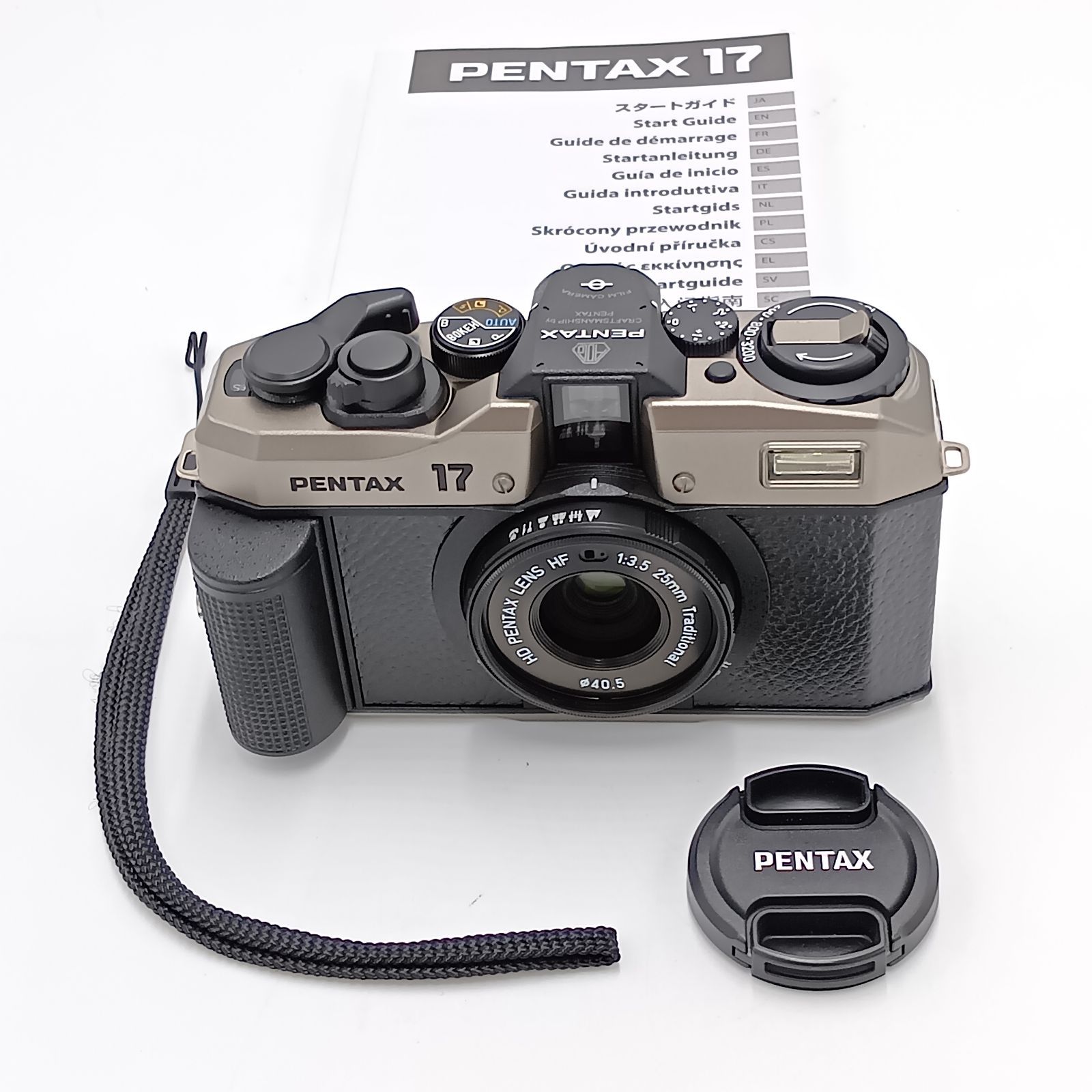 PENTAX 17 ダークシルバー Serial 9030819 ハーフサイズレンズシャッターフィルムカメラ