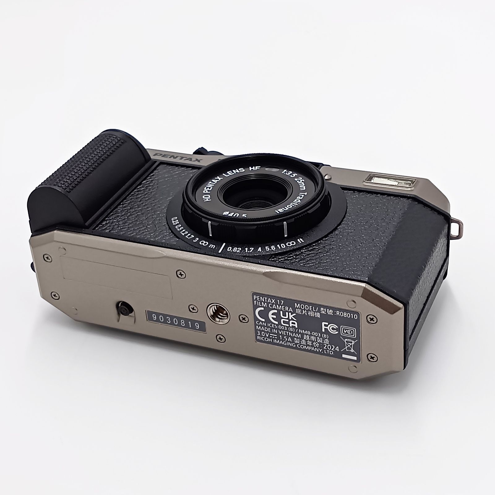 中古-美品| PENTAX 17 ダークシルバー | Serial#:9030819 ハーフサイズ