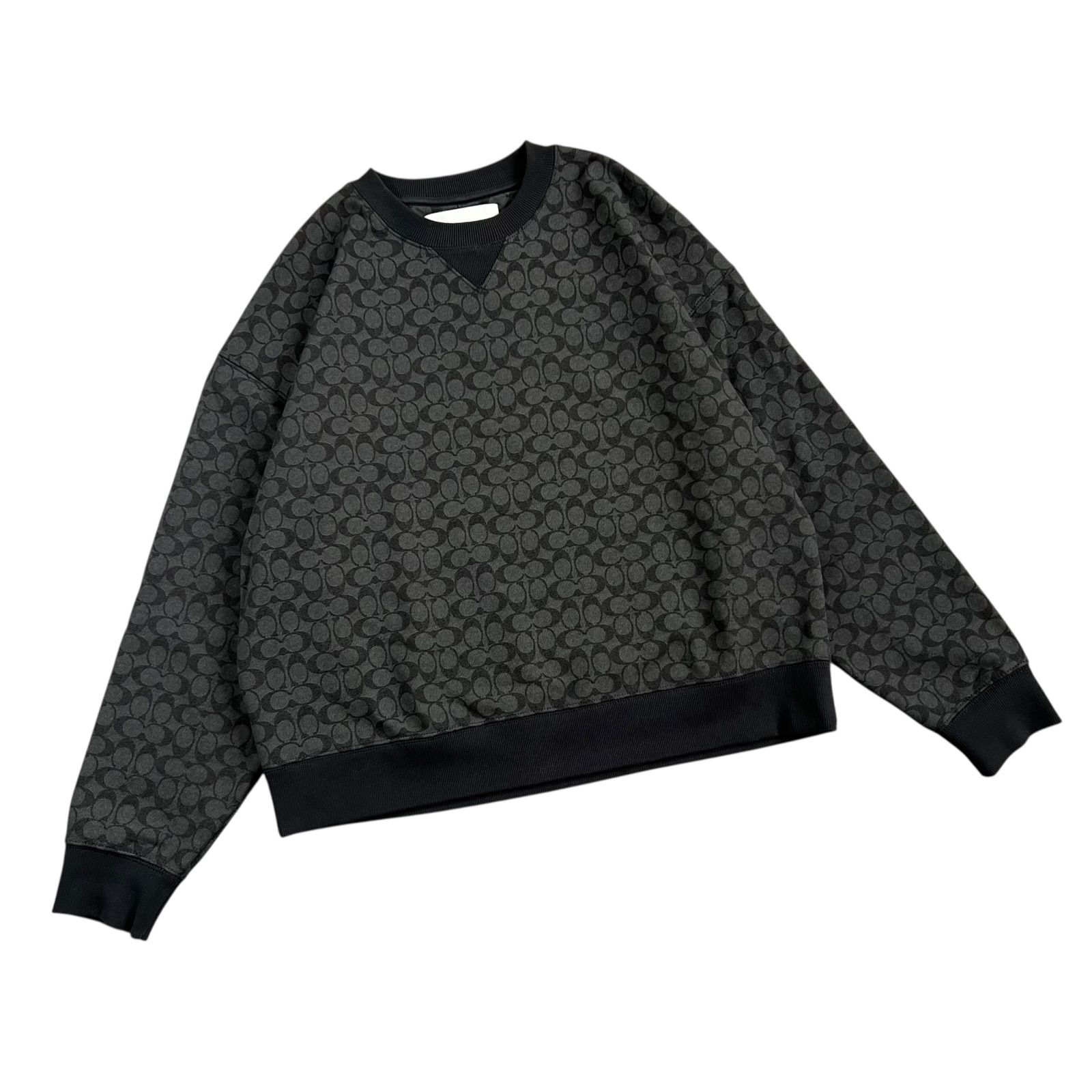 COACH / コーチ シグネチャーロゴ クルーネックスウェット 前ガゼット