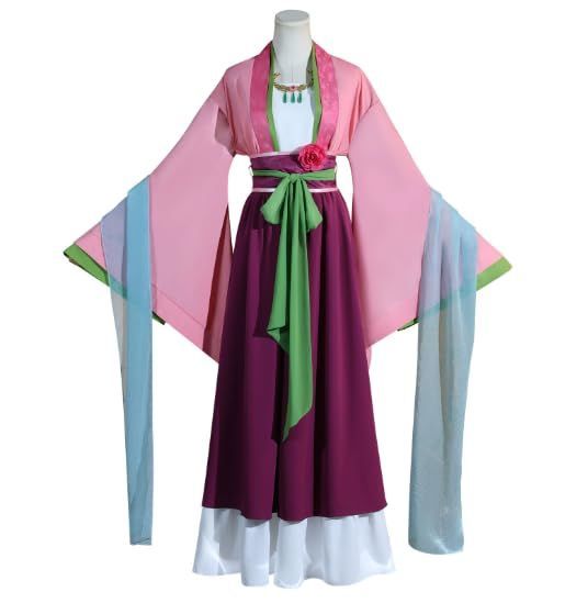 薬師少女の漢服コスプレ衣装二次元コスプレ衣装フルセット撮影用 舞台演出衣装仮面コスプレ 舞台演出服イベン