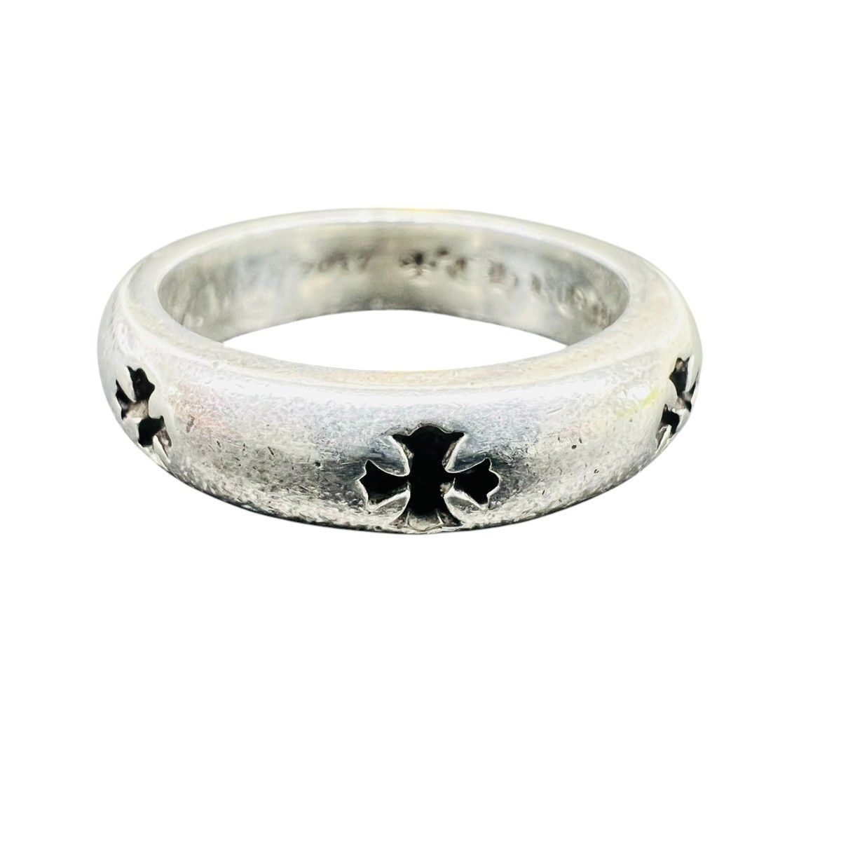 CHROME HEARTS クロムハーツ CH PLUS RING ネガティブ プラス リング 指輪 16号 7.7 g インボイス付属 クロム ABランク 鑑定済 クロムリング