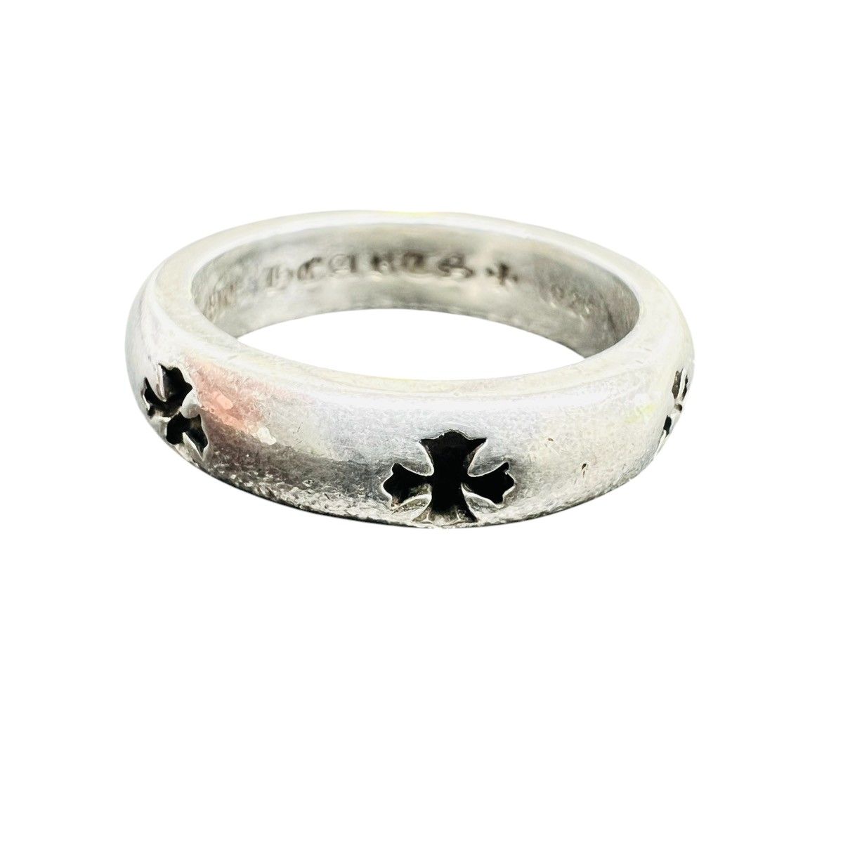 CHROME HEARTS クロムハーツ CH PLUS RING ネガティブ プラス リング 指輪 16号 7 g インボイス付属 クロム ABランク 鑑定済 クロムリング