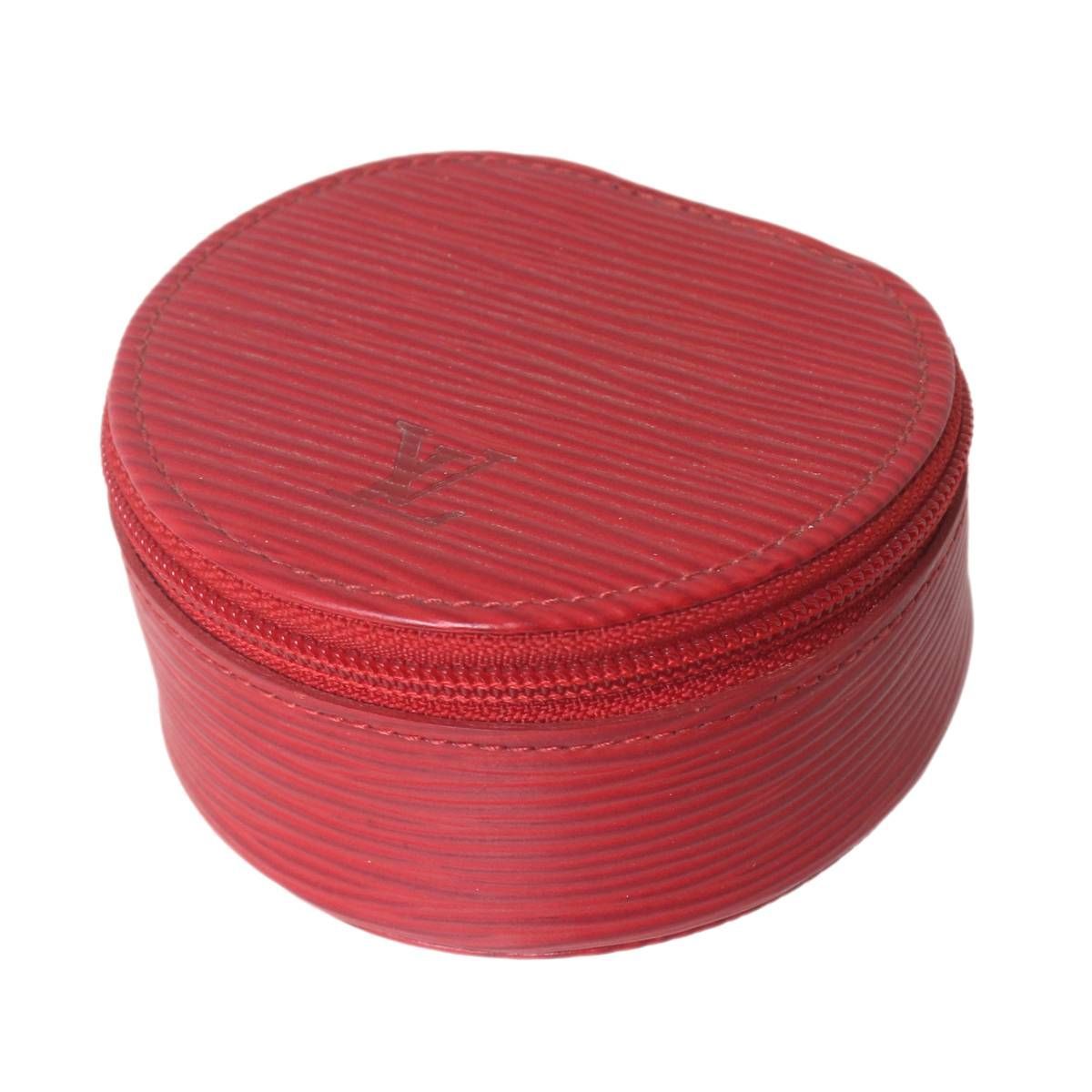 LOUIS VUITTON ルイヴィトン エクランビジュー10 ケース エピ カスティリアンレッド M 48217 NO ABランク