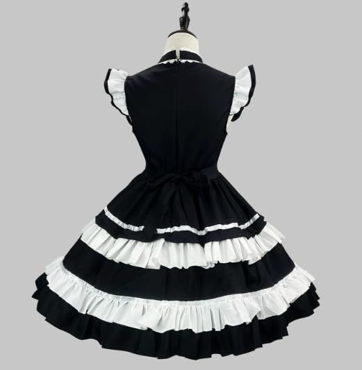  新春元宵中華メイド服COS新中式チャイナドレスロリータメイド制服スーツワンピースコスプレ衣装フルセット撮影用 舞台 その他 コスプレ衣装