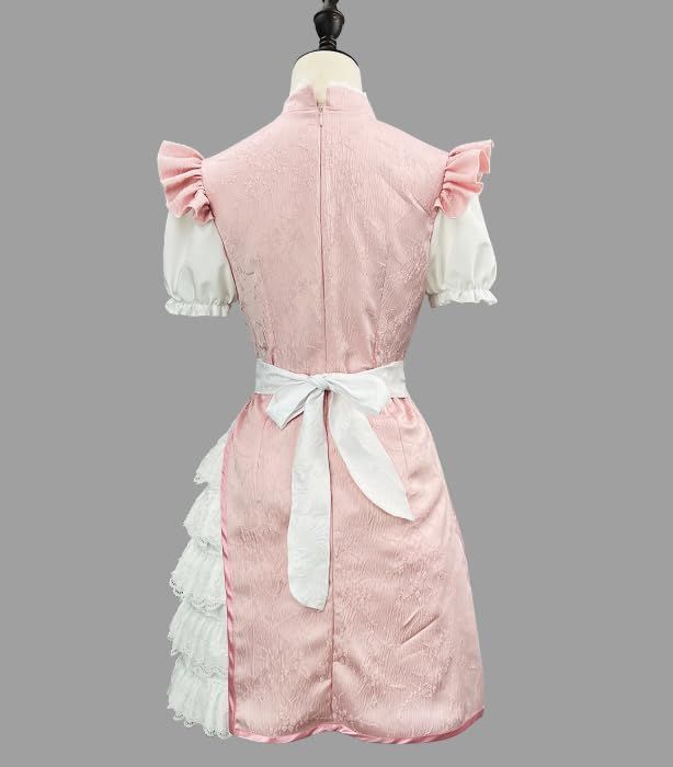 新中国式改良国風スーツスカートメイドチャイナドレスCOSワンピース網紅戦衣コスプレ衣装フルセット撮影用 舞台演出衣