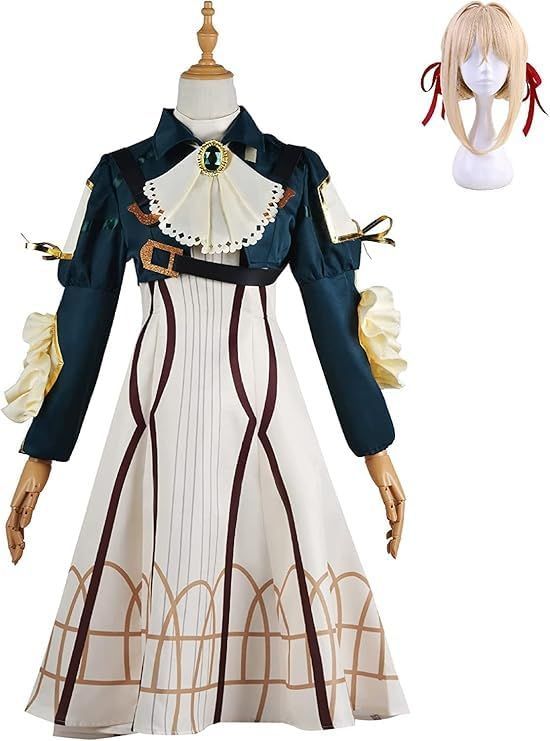 ヴァイオレット エヴァーガーデン風 ウィッグ コスプレ衣装コスチューム 変身 仮装 ステージ服 舞台