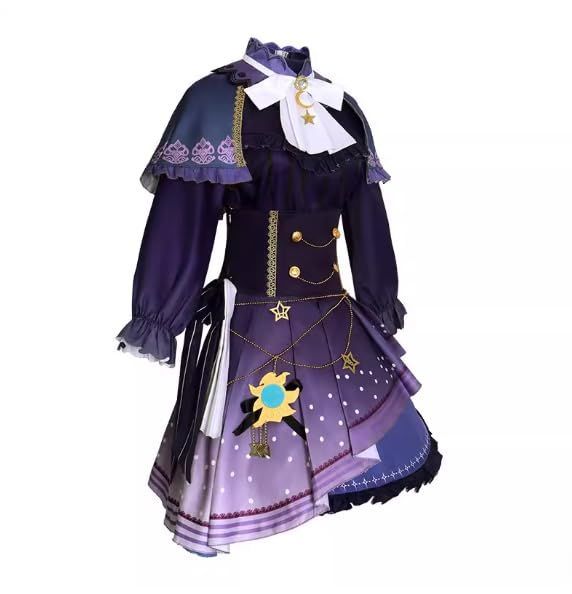 東雲絵名コスプレワンピース二次元アニメ衣装コスプレ衣装フルセット撮影用 舞台演出衣装仮面コスプレ 舞台演