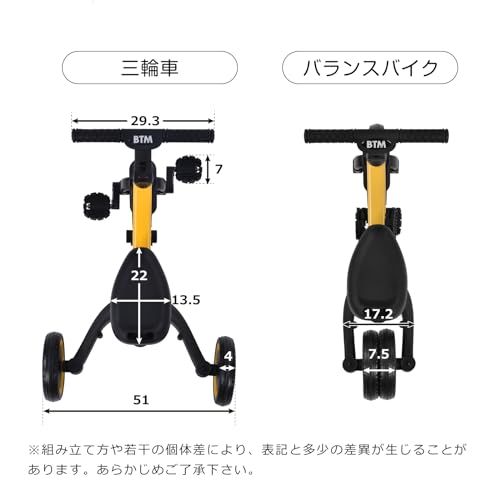  BTM 子供用三輪車 5 n 1新色 三輪車のりもの 押し棒付き ランニング 三輪車 自転車 おもちゃ 乗用玩具 おしゃれ 1歳-5歳 幼児用 プレゼント お祝い ギフト ベージュカメオ c 11 e 9324 その他 キッチン 食器