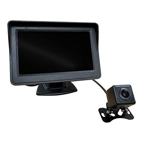 超小型 防犯カメラ 4.3インチモニターセット 防水 屋外使用 夜間撮影 広角レンズ採用 284 dff 44